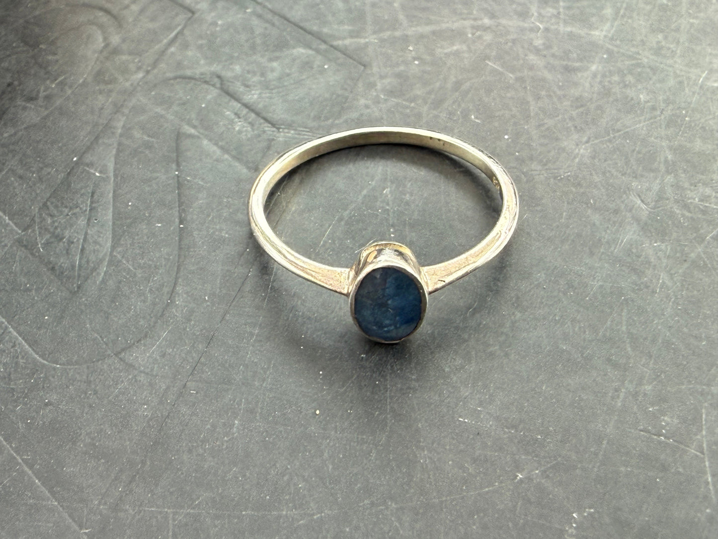 💙 Sapphire Ring — The Wisdom of the Deep Blue, size 6 Crystal Wellness