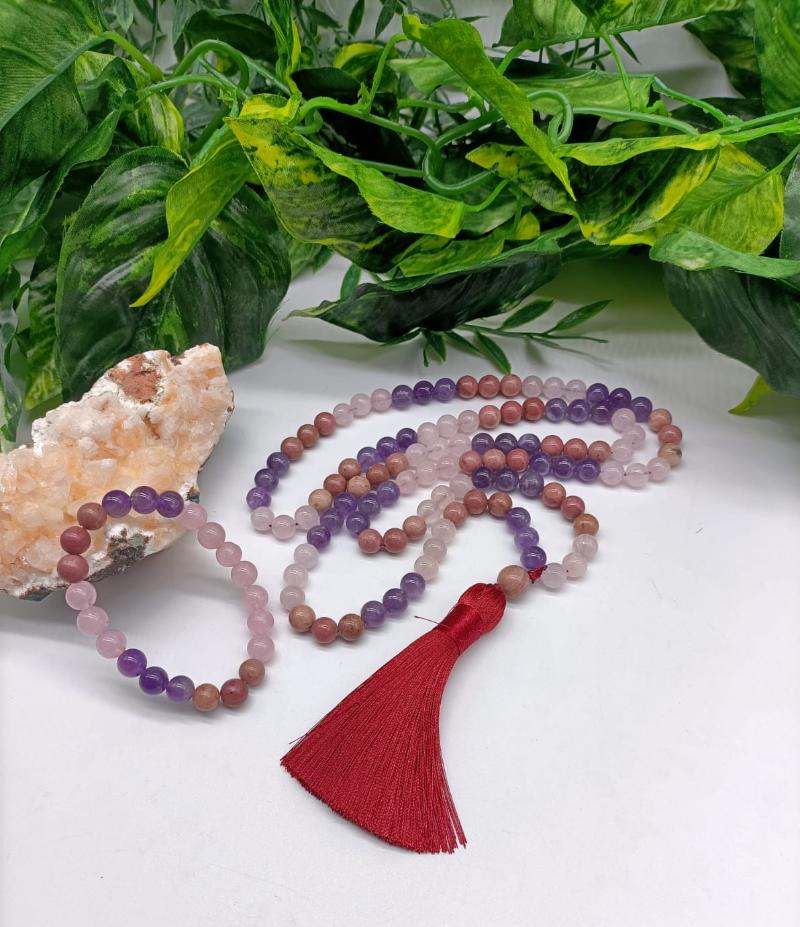Mala Beads for Protection and Grounding Crystal Wellness