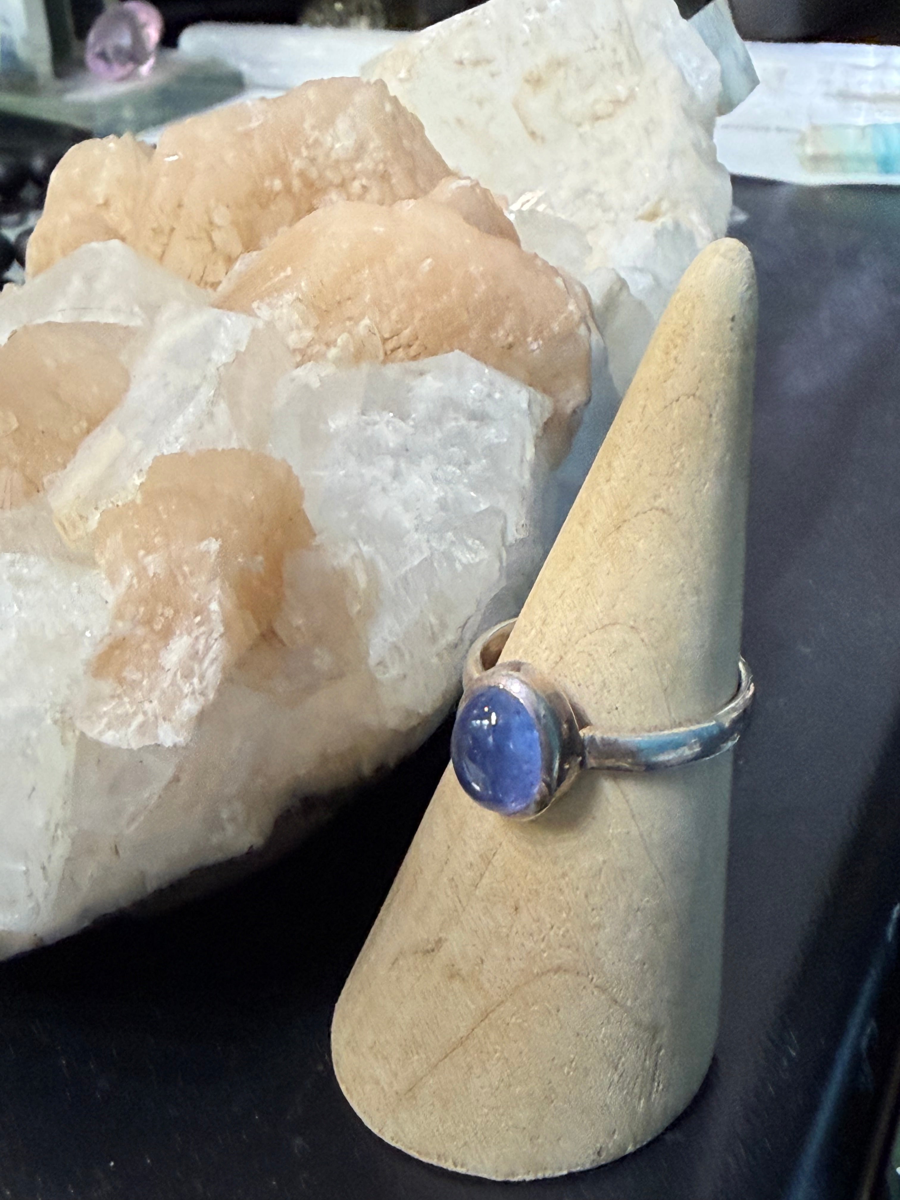 Tanzanite Ring, size 7.75 – Stone of Transformation & Higher Wisdom Crystal Wellness