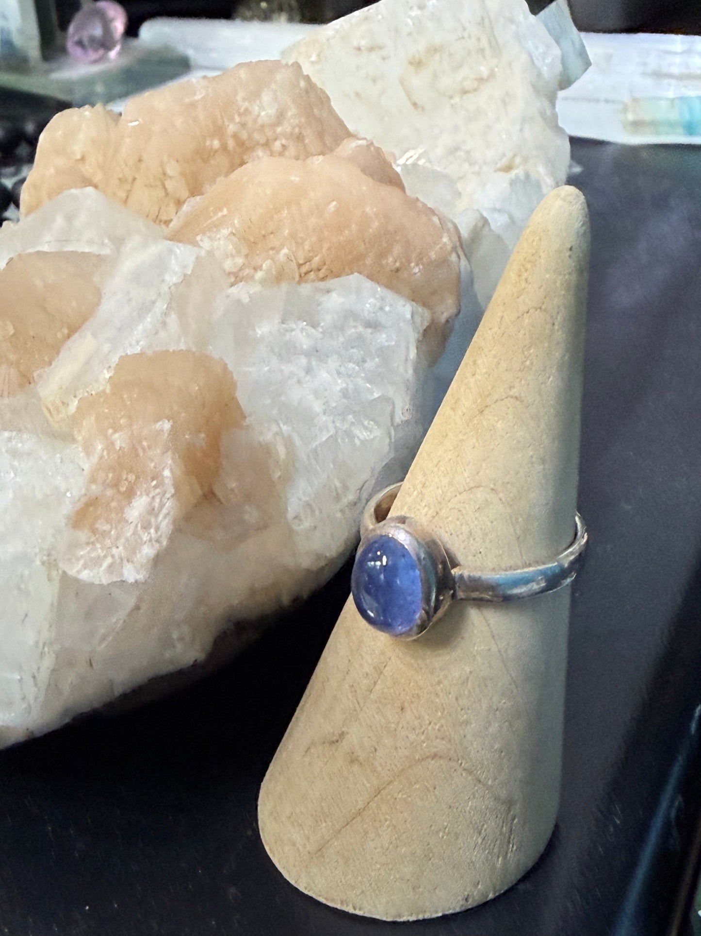 Tanzanite Ring, size 7.75 – Stone of Transformation & Higher Wisdom Crystal Wellness