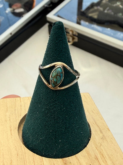 Blue Copper Turquoise Ring — The Stone of Protection & Inner Strength Crystal Wellness