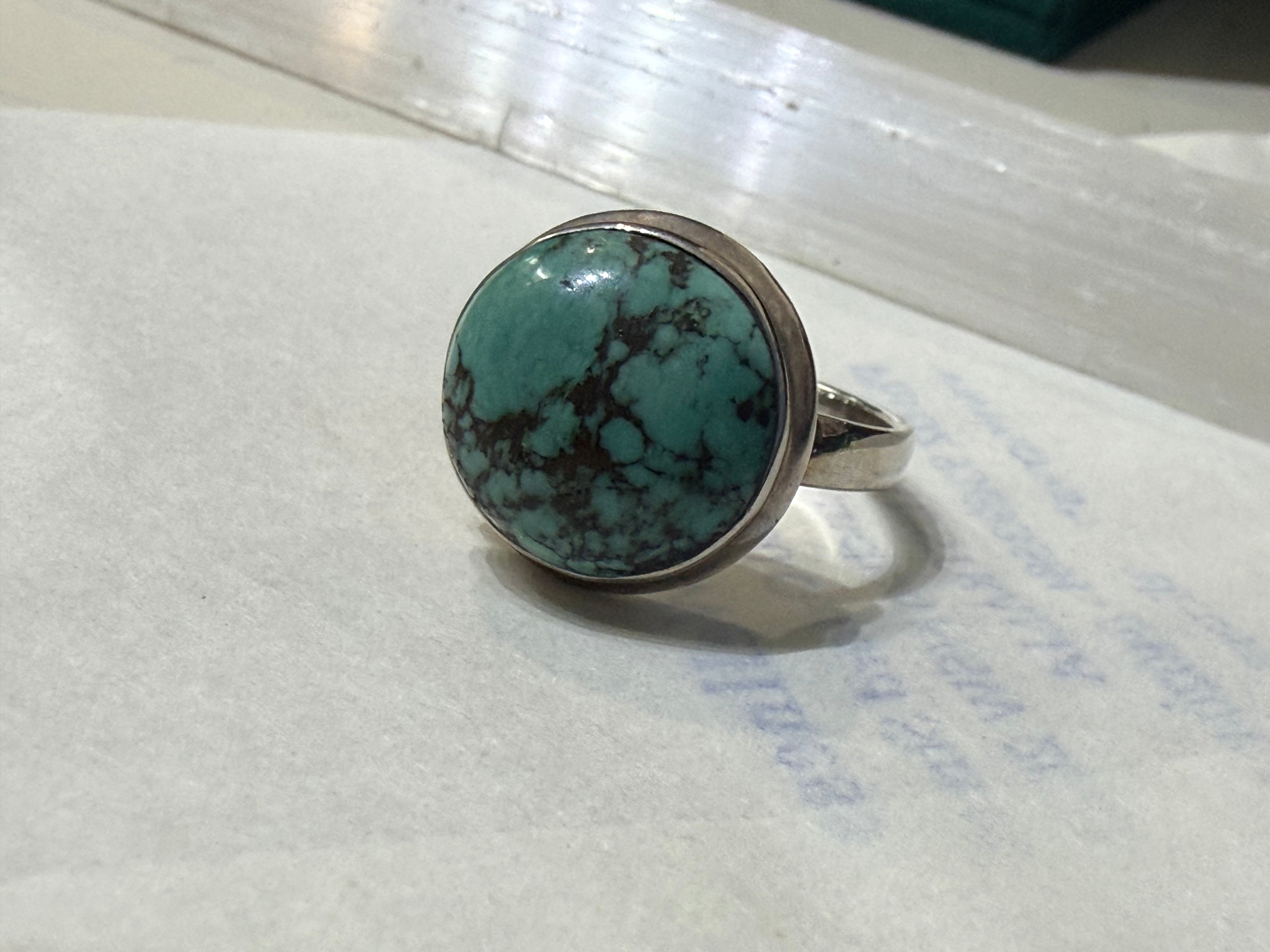Turquoise Pendant — Stone of Protection & Truth, size 7 Crystal Wellness