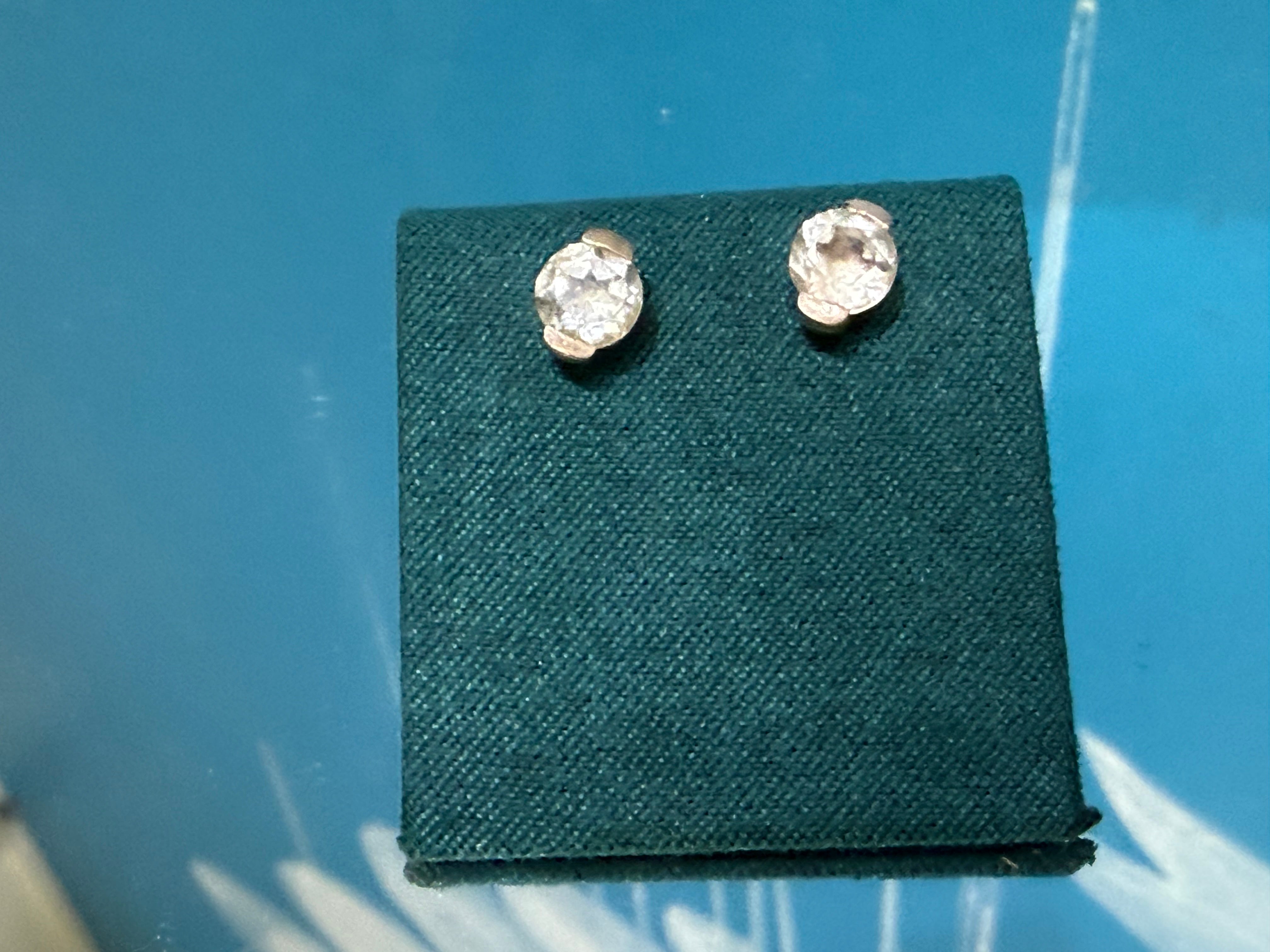 Clear Quartz Stud Earrings – Clarity, Healing & Amplified Energy,  7mmx6mm Crystal Wellness