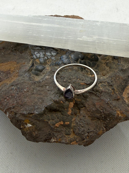 💜 Iolite Ring — The Stone of Inner Vision, size 7 Crystal Wellness