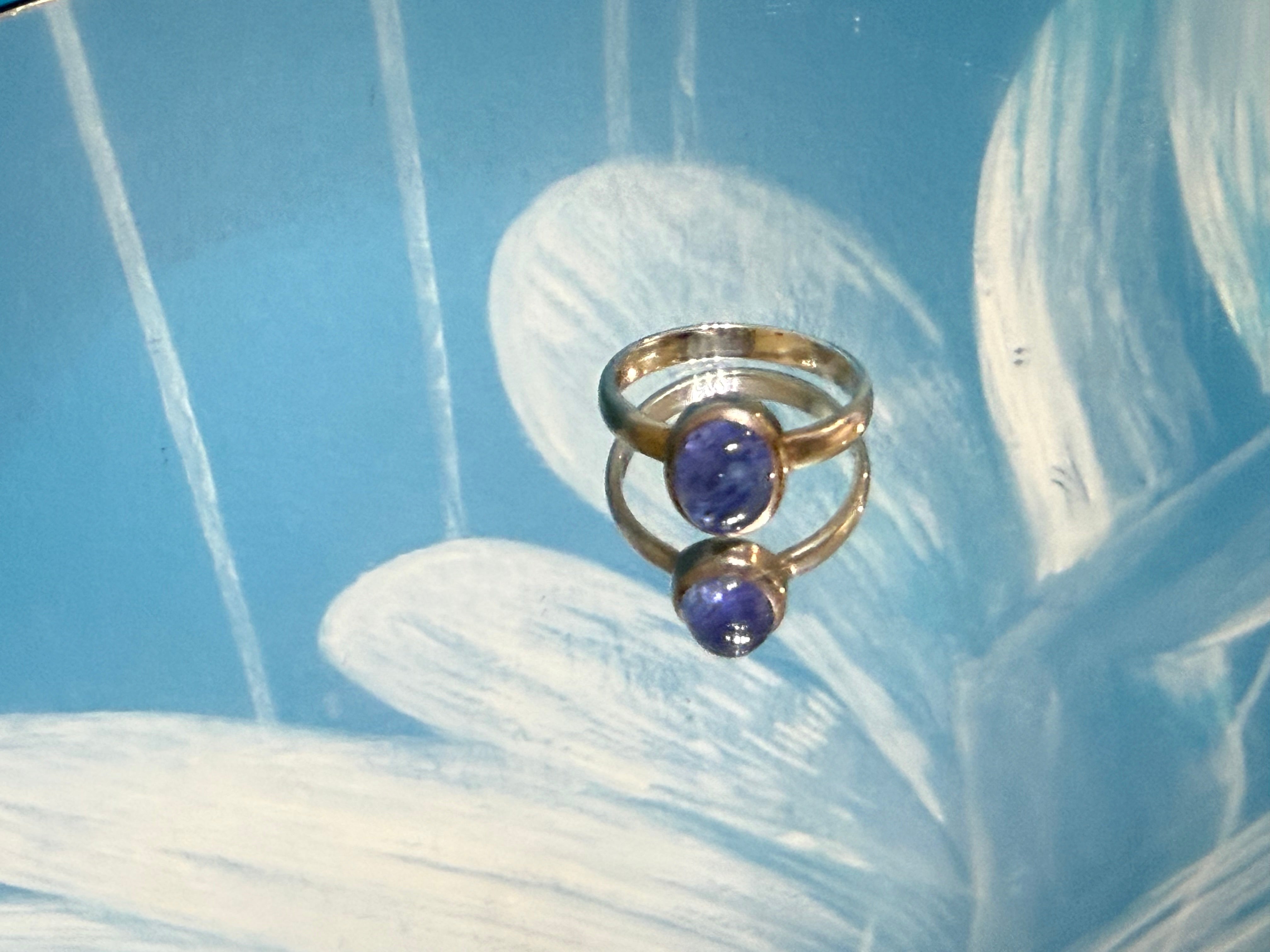 Tanzanite Ring, size 7.75 – Stone of Transformation & Higher Wisdom Crystal Wellness