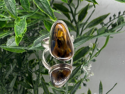 Mystic Storm Pietersite Ring – Size 6.5 Crystal Wellness
