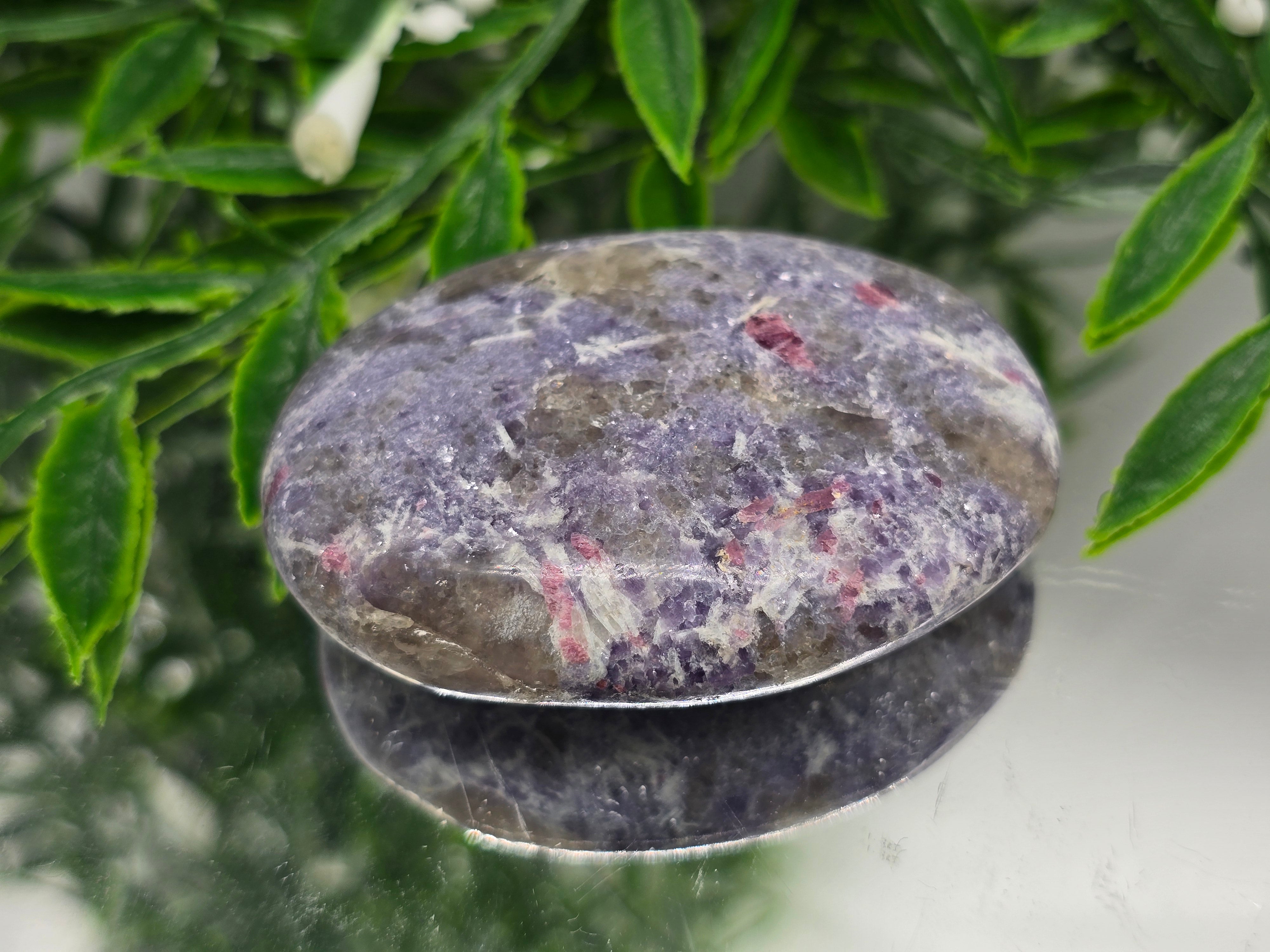 Pink Tourmaline Palm Stone — Stone of Heart Healing, Love & Emotional Strength Crystal Wellness