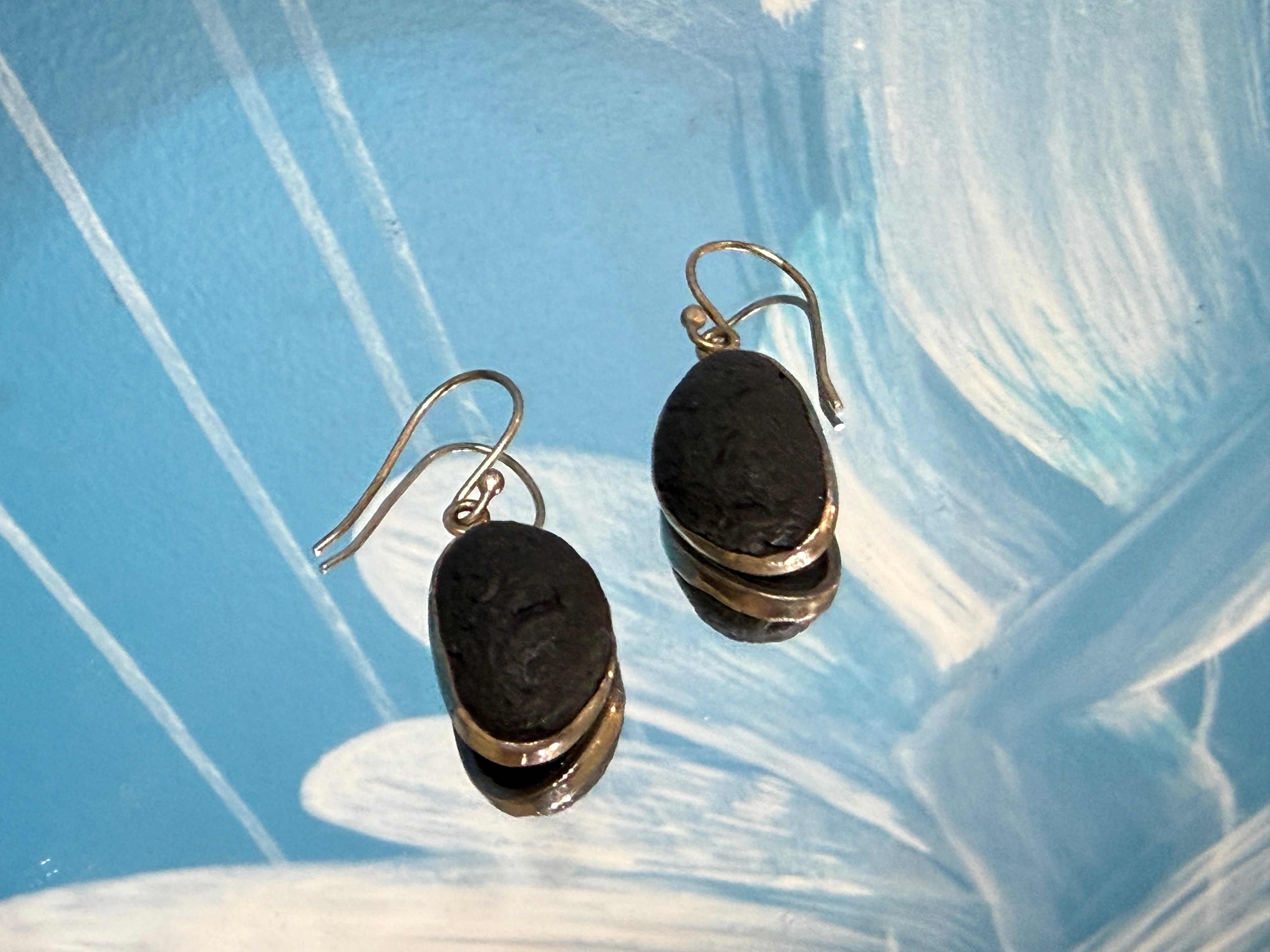 Lava Earrings – Grounding, Strength & Inner Transformation, 18mmx12mm Crystal Wellness