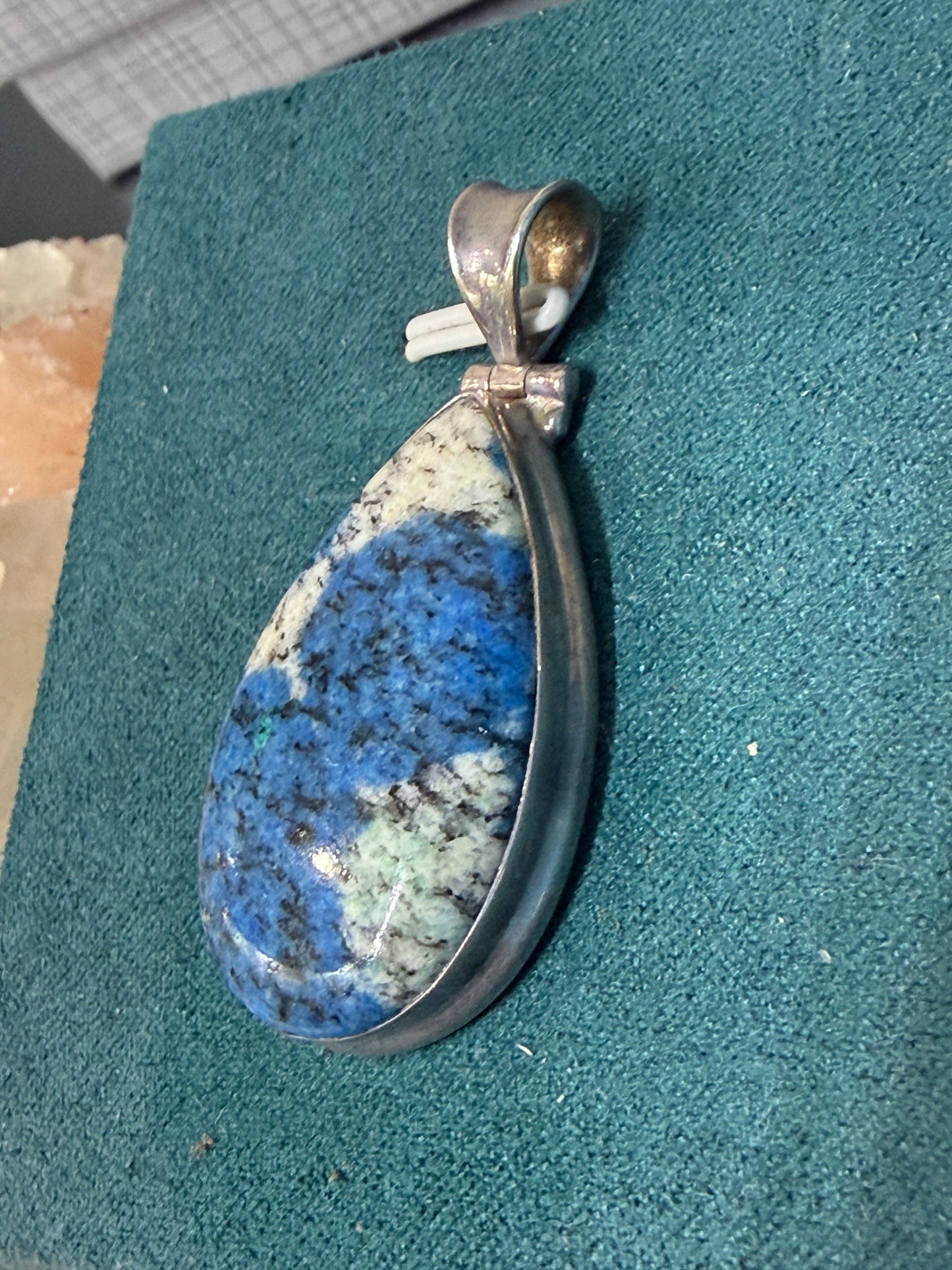 K2 Stone Pendant – Cosmic Wisdom & Inner Alignment, 38mmx22mm Crystal Wellness