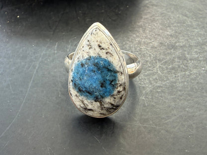 K2 Jasper Ring — Balance Between Earth & Sky, size 8 Crystal Wellness