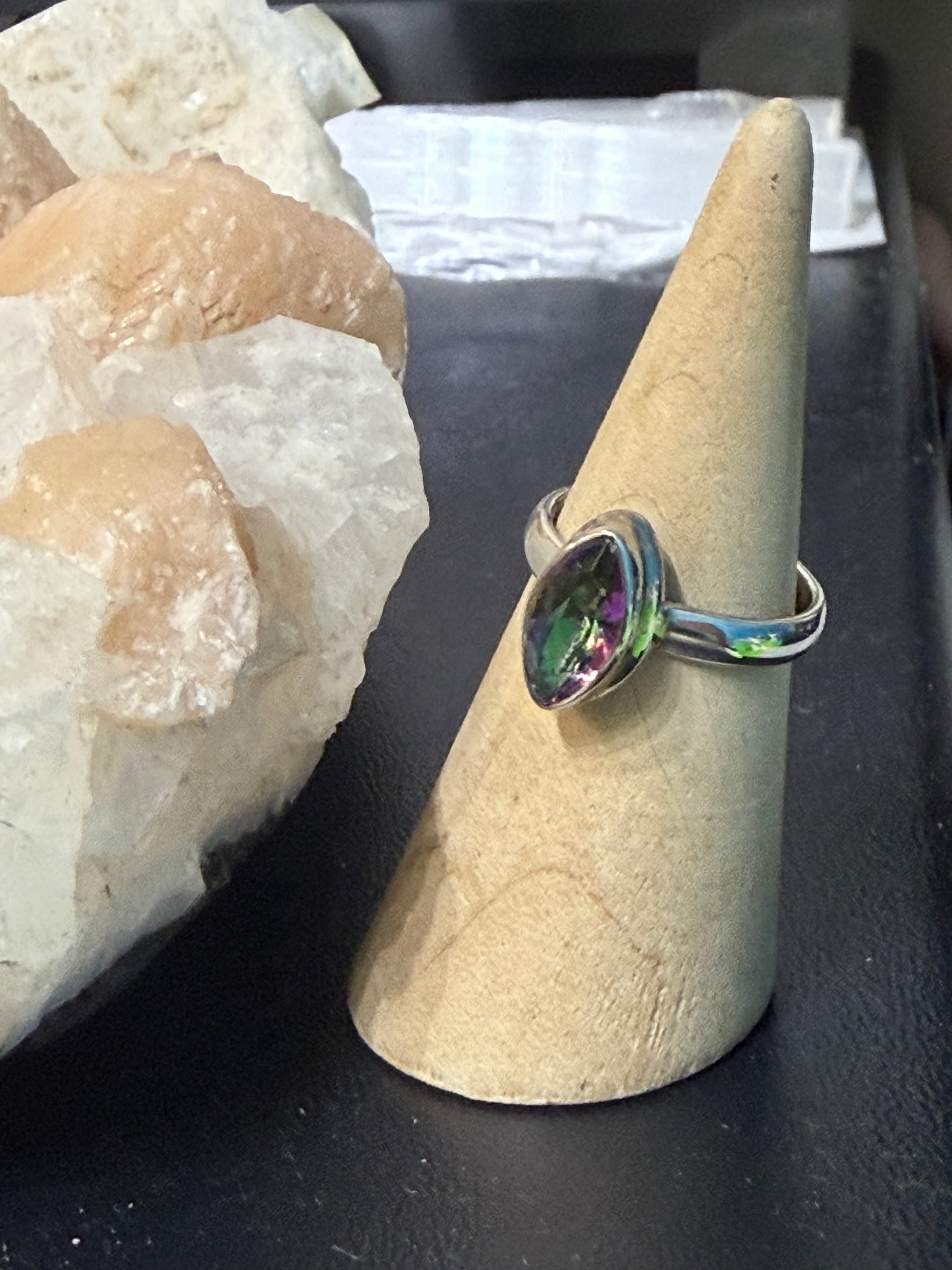 Mystic Topaz Ring – Radiance of Transformation Crystal Wellness
