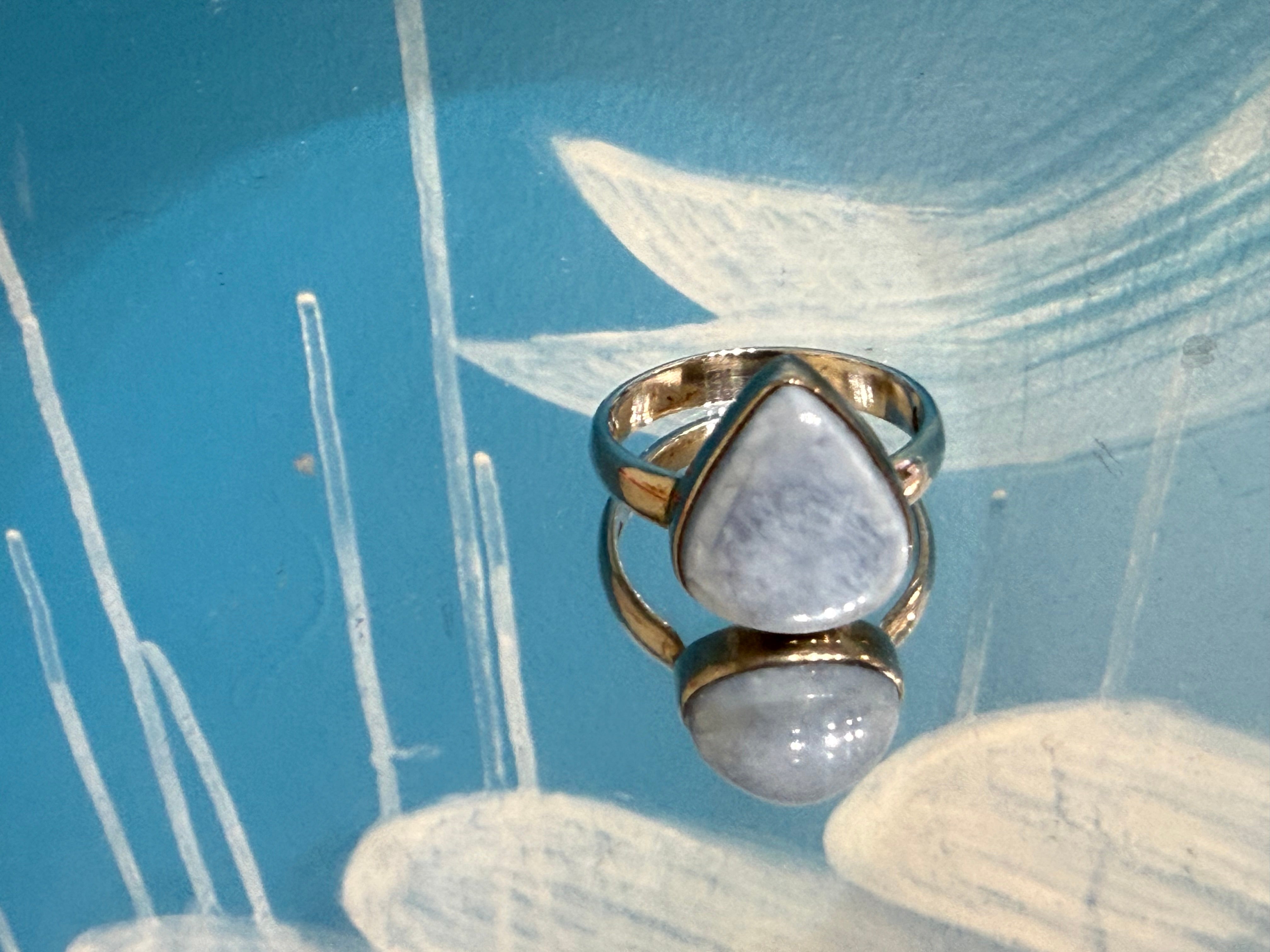 Owyhee Opal Ring, size 9.5 — The Stone of Inner Light & Emotional Renewal Crystal Wellness