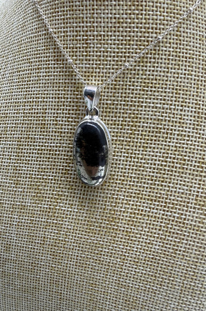 Magnetite Pyrite Oval Earrings Crystal Wellness