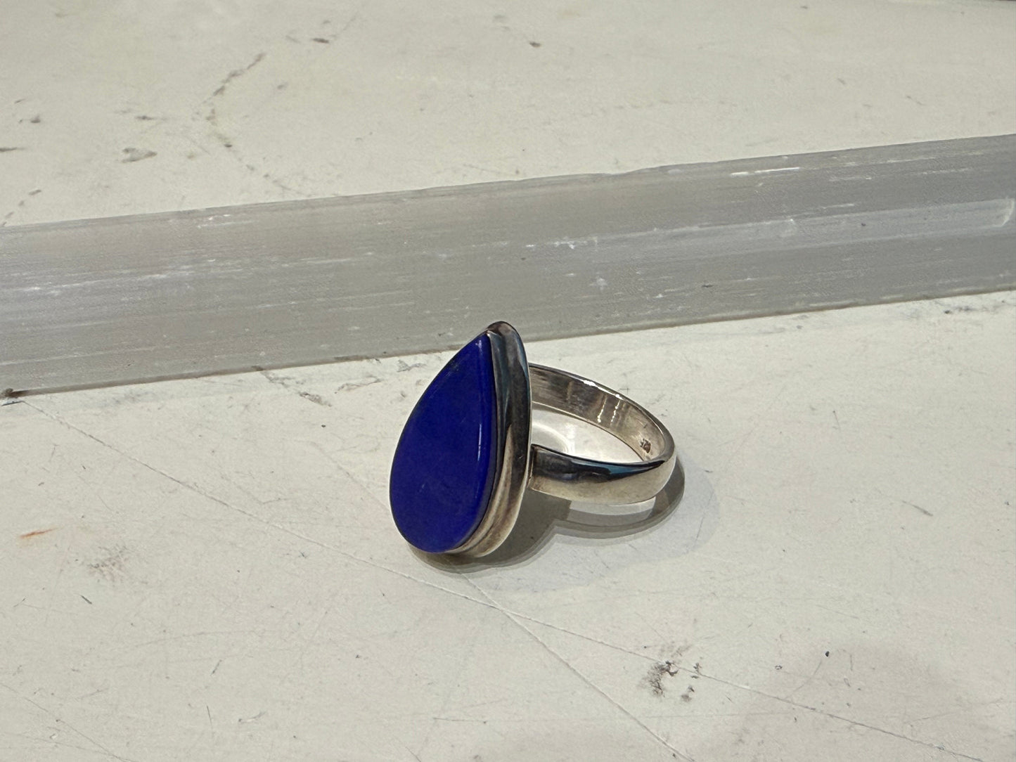 Lapis Lazuli Ring, size 7.5 – Wisdom of the Ancient Sky Crystal Wellness