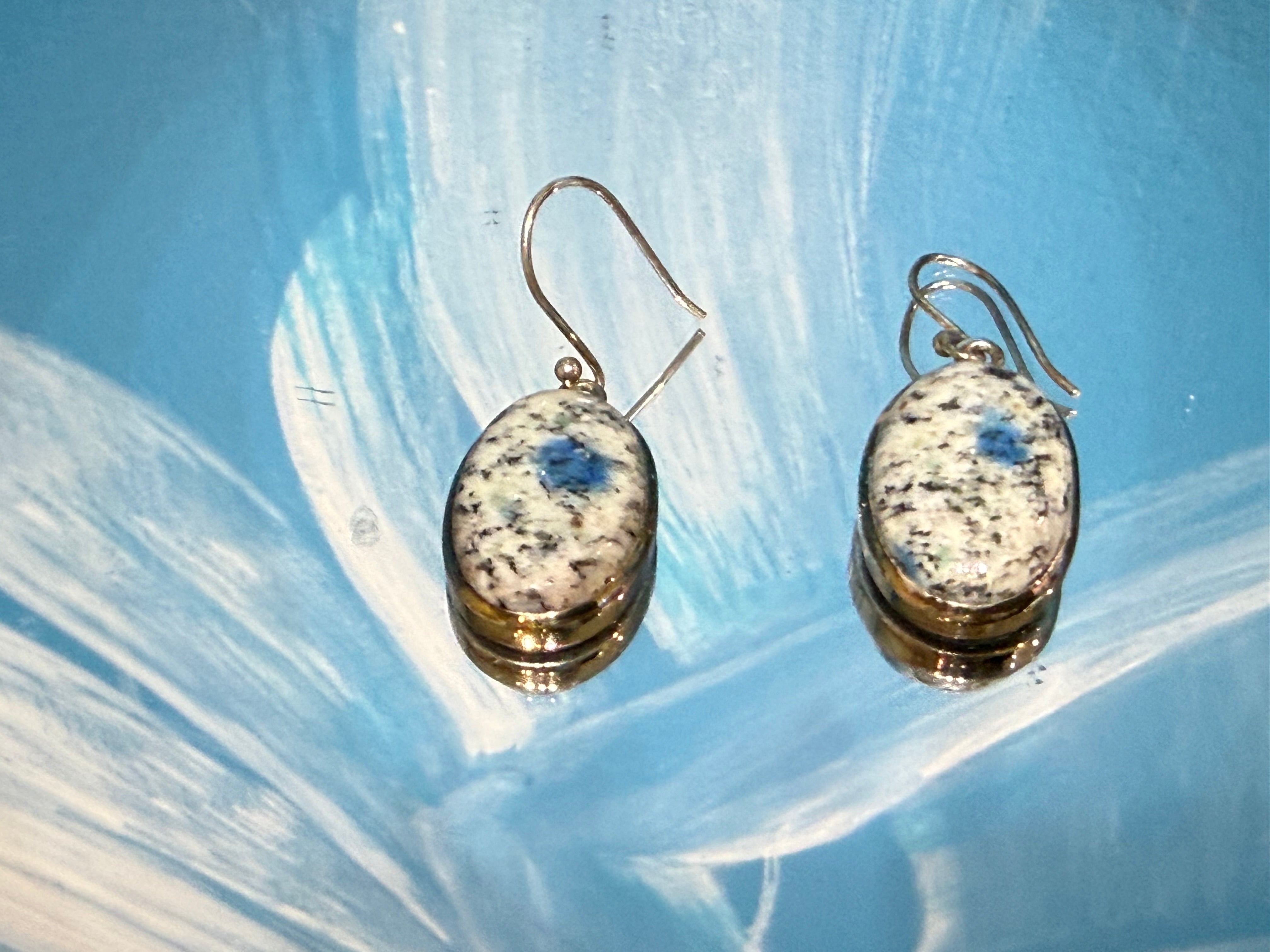 K2 Earrings – Intuition, Clarity & Spiritual Balance, 20mmx15mm Crystal Wellness