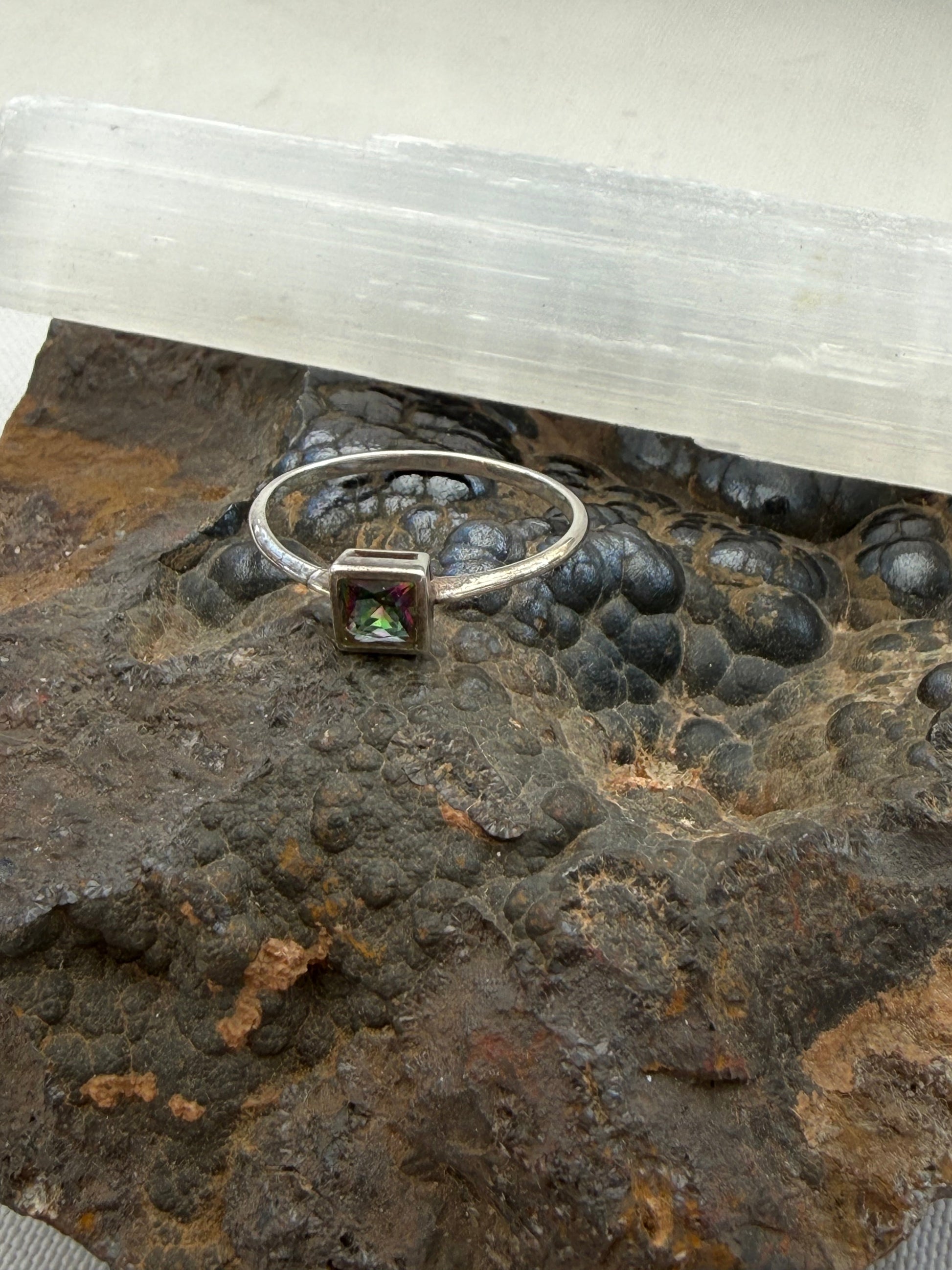 ✨ Mystic Topaz Ring — Jewel of Transformation, size 7 Crystal Wellness