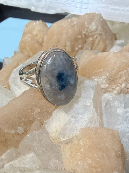 Green Tourmaline Ring, size 10 – Heart Healing | Prosperity | Renewal Crystal Wellness