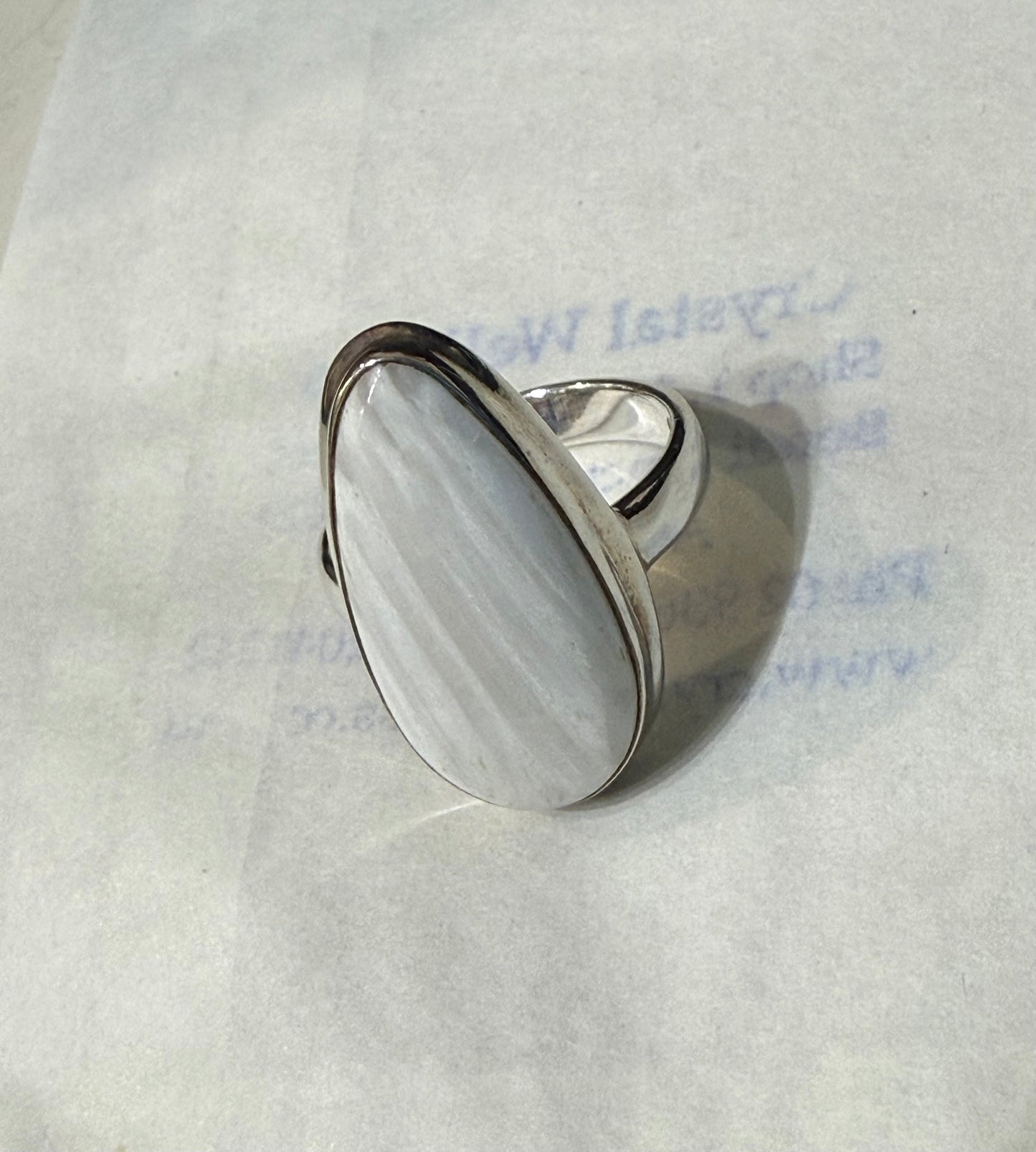 Scolecite Ring – Size 9 Crystal Wellness