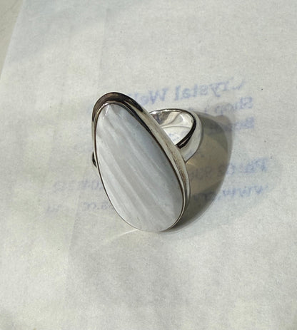 Scolecite Ring – Size 9 Crystal Wellness