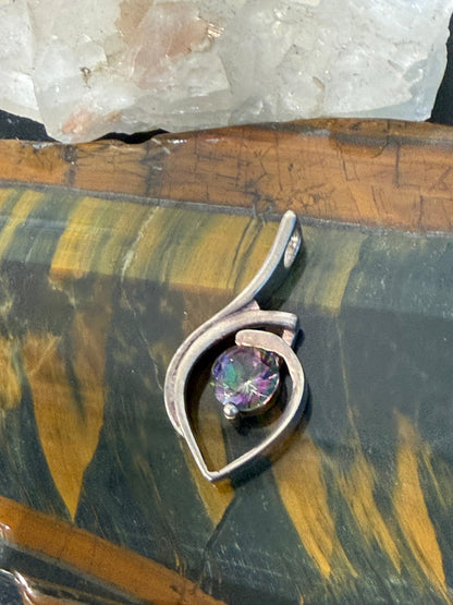 Mystic Topaz Pendant, 30mmx15mm Crystal Wellness