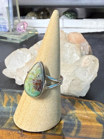 💚 Variscite Ring — “Heart of Renewal”, size 10 Crystal Wellness