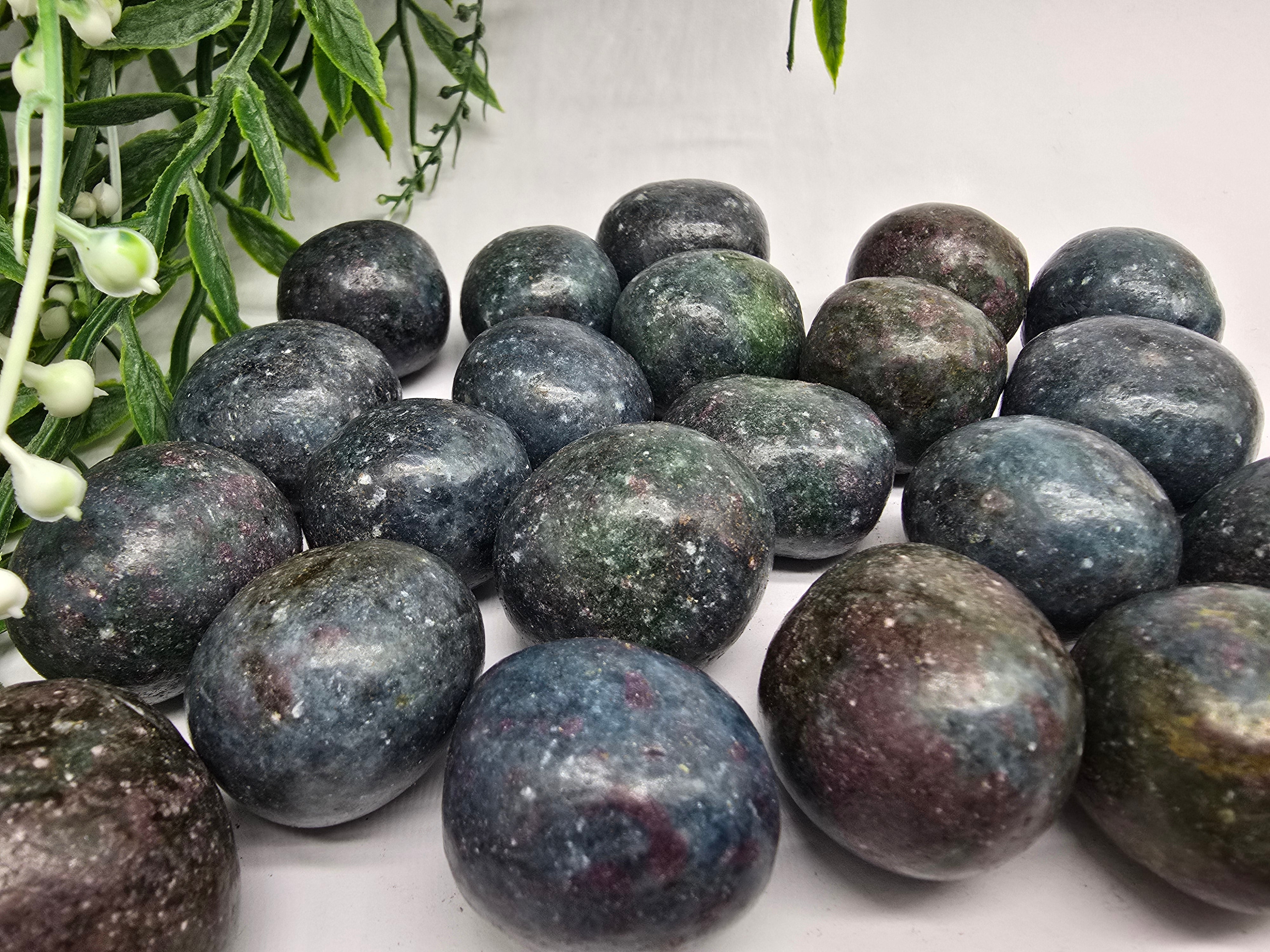 Ruby w/ Kyanite Tumblestones Crystal Wellness
