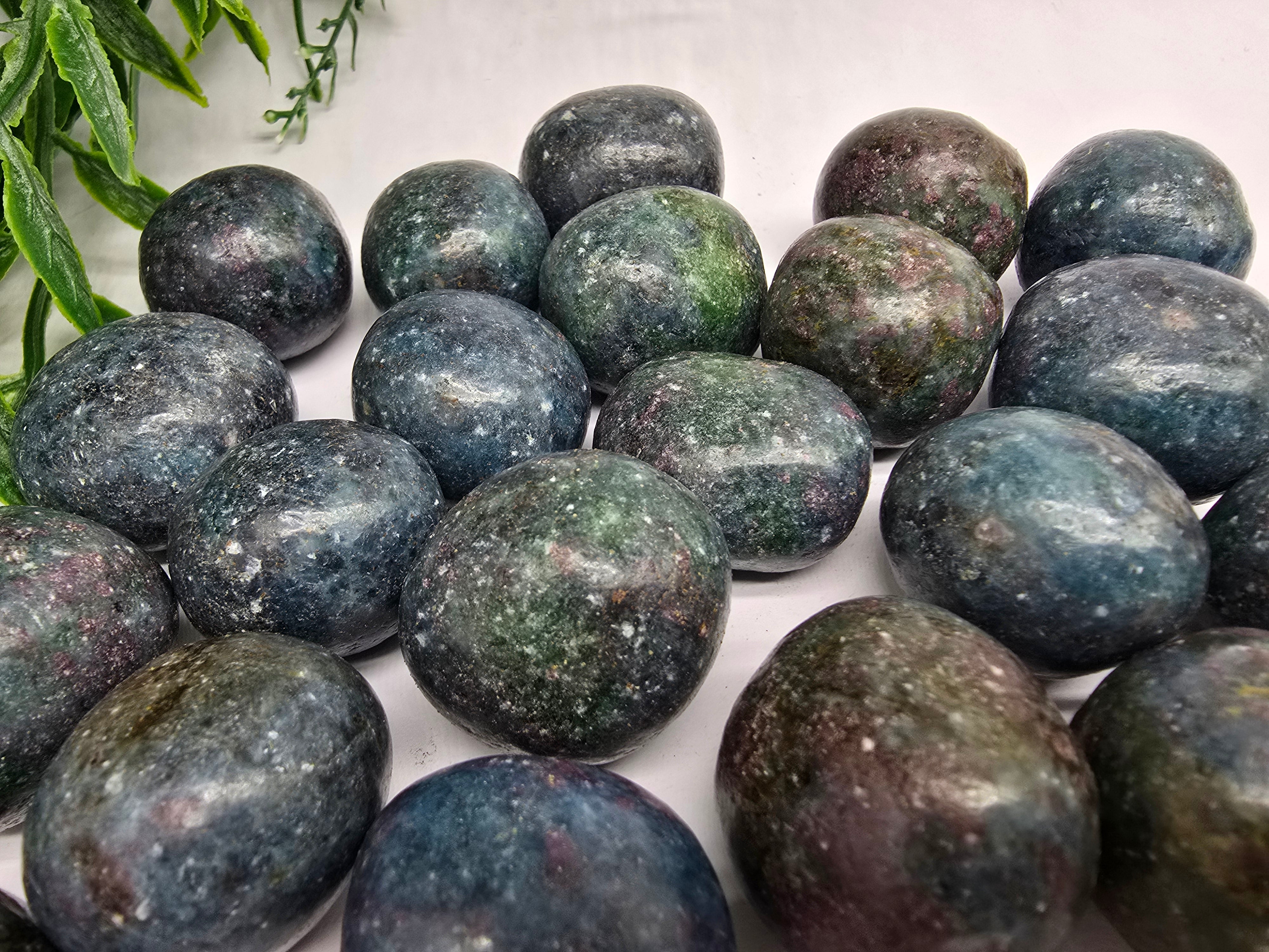 Ruby w/ Kyanite Tumblestones Crystal Wellness