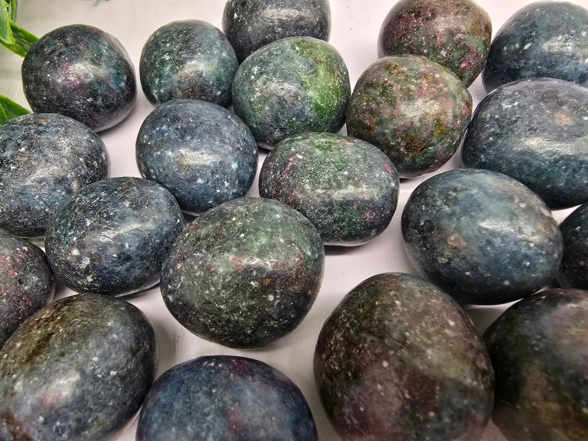 Ruby w/ Kyanite Tumblestones Crystal Wellness