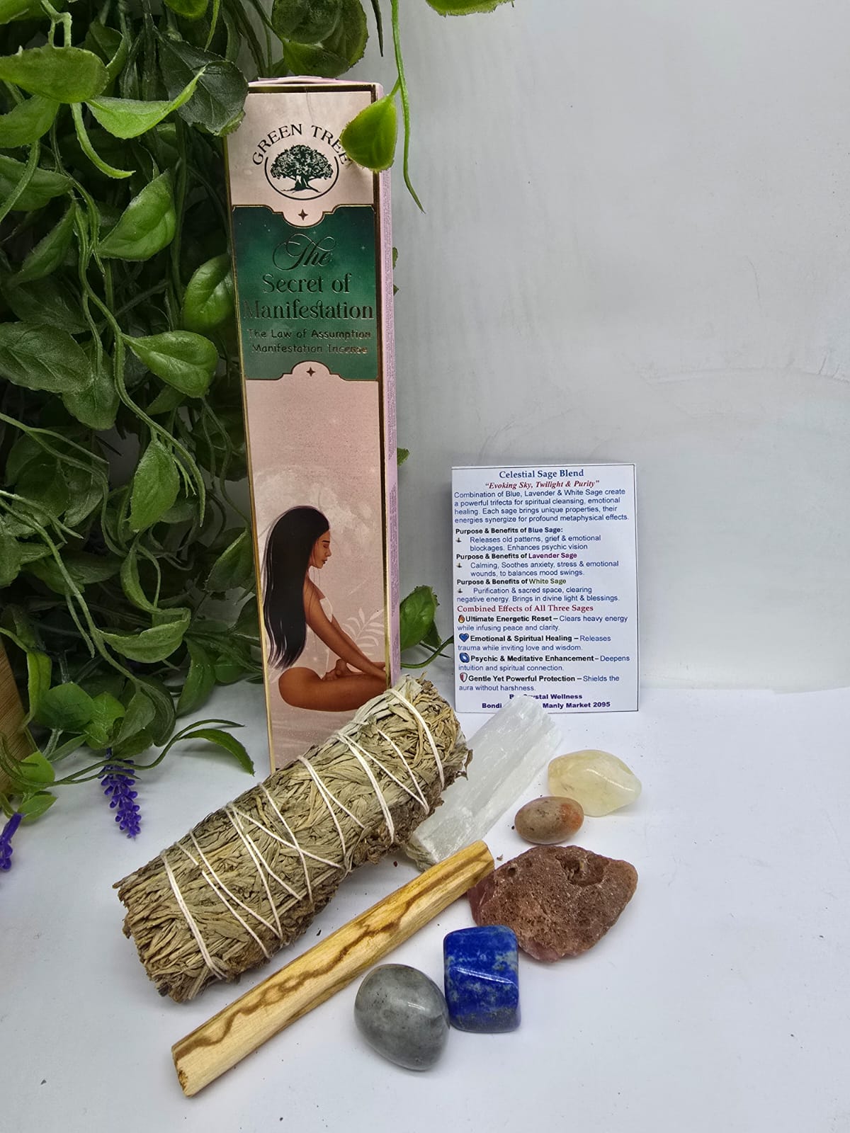 Lion's Gate Portal Gift Set for Manifestation Crystal Wellness