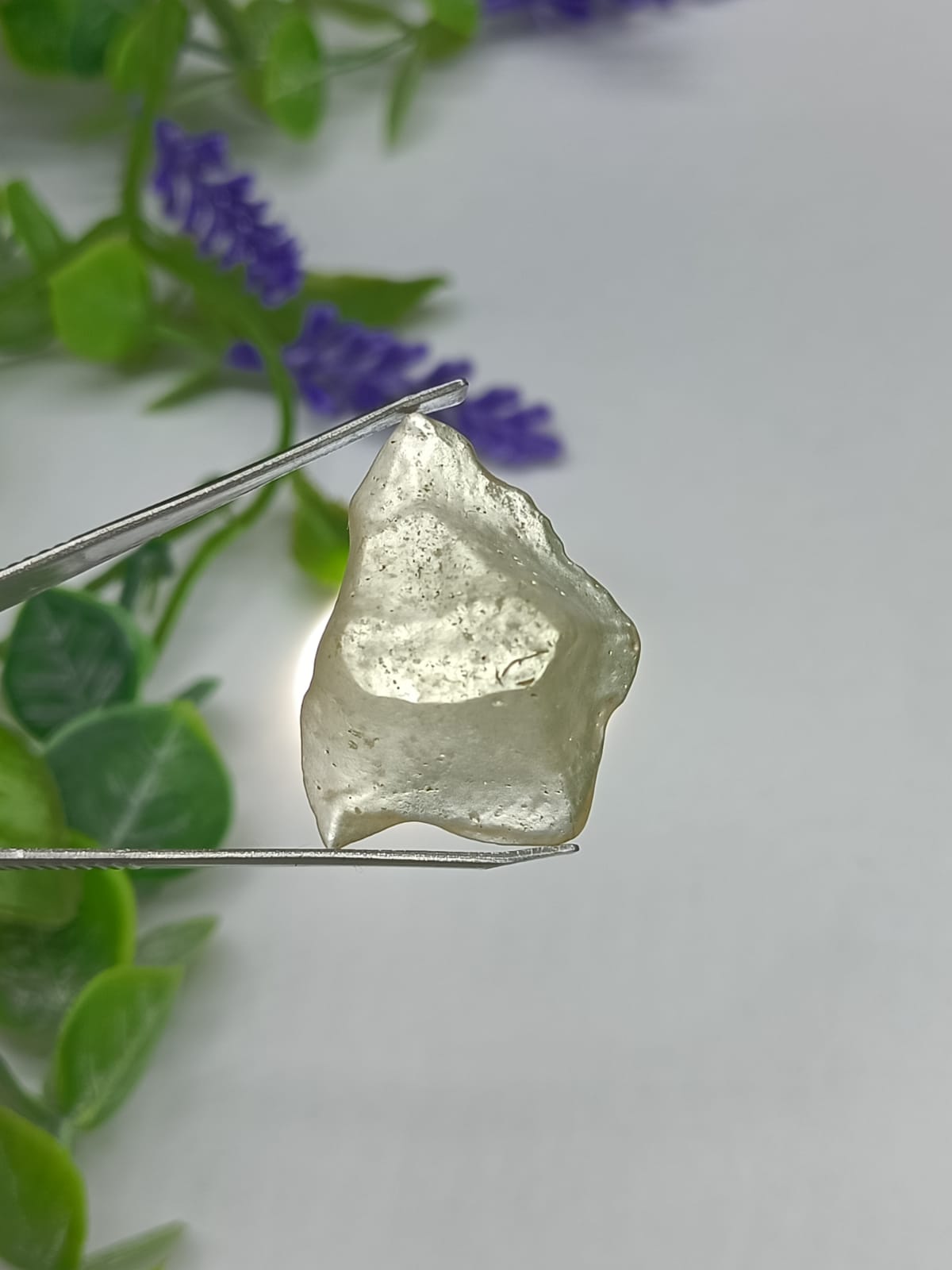 Authentic Libyan Desert Glass Q1 High Grade Golden Ray 37.58 Grams Crystal Wellness