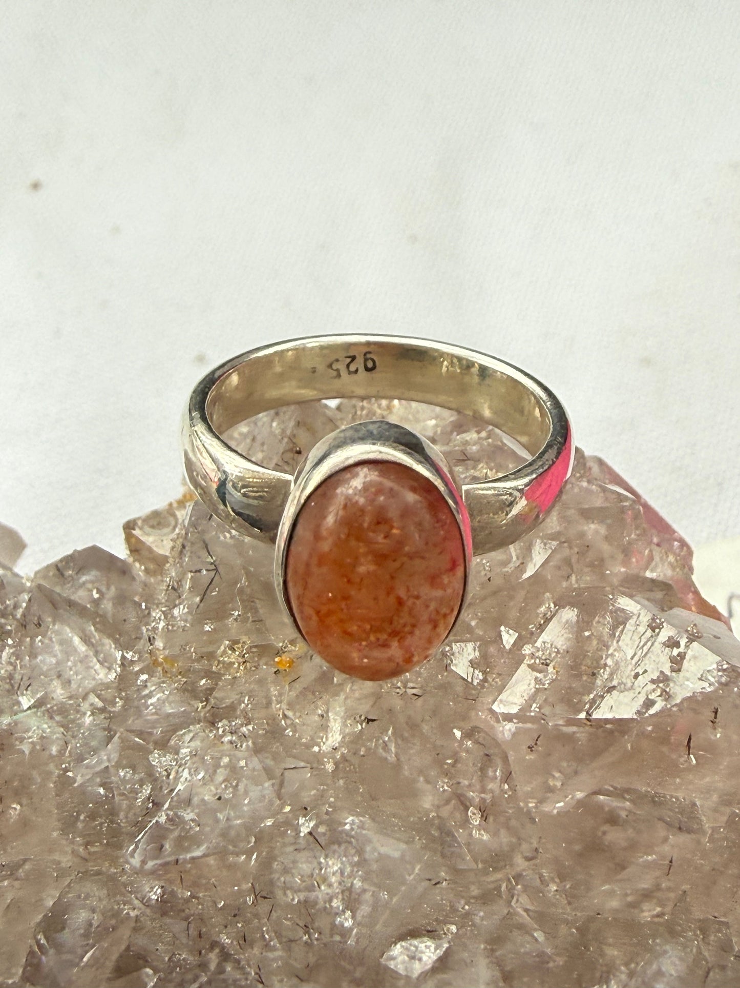 Sunstone Ring – A Beacon of Joy, Confidence & Personal Power, size 5.5 Crystal Wellness