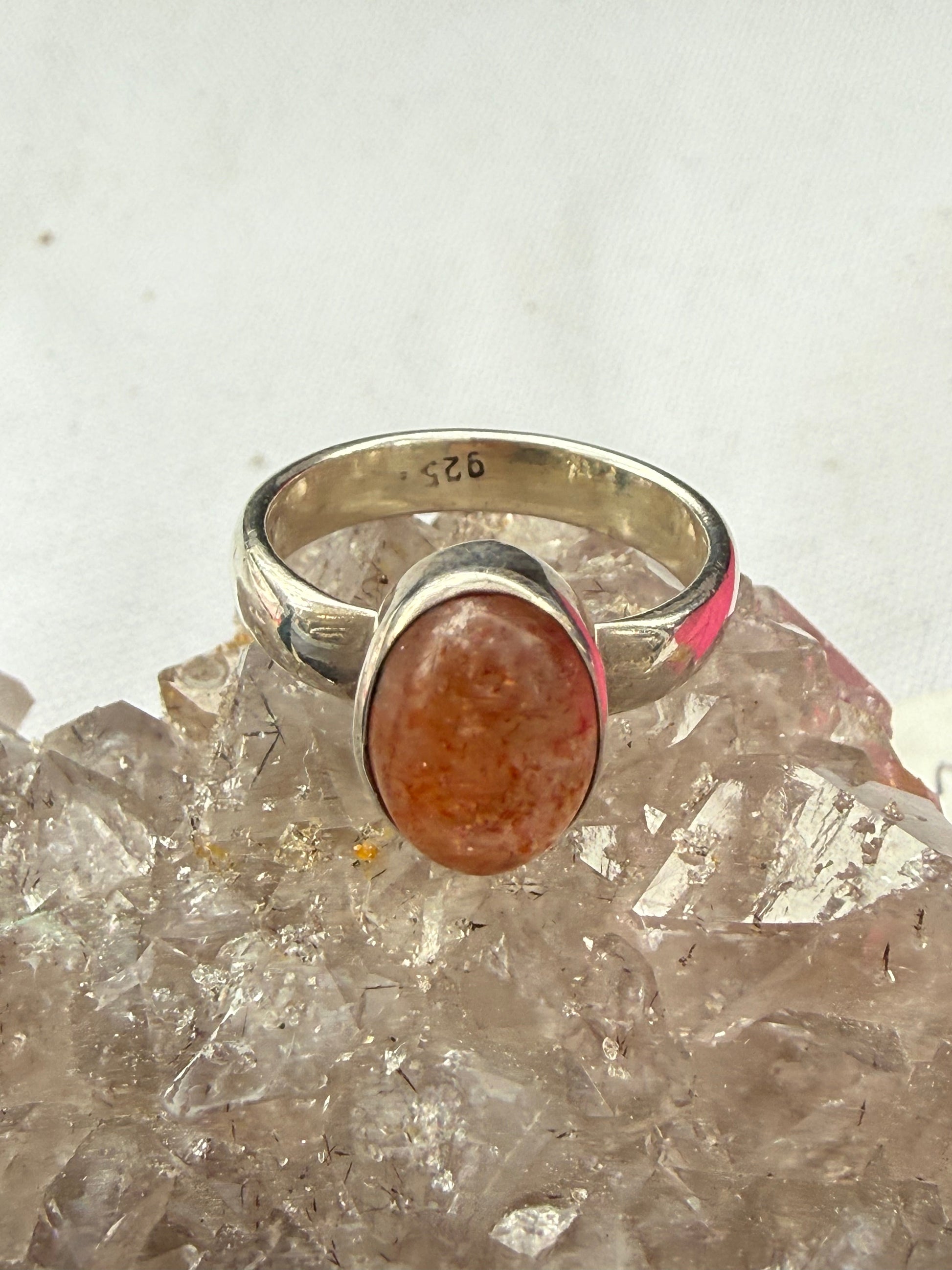Sunstone Ring – A Beacon of Joy, Confidence & Personal Power, size 5.5 Crystal Wellness