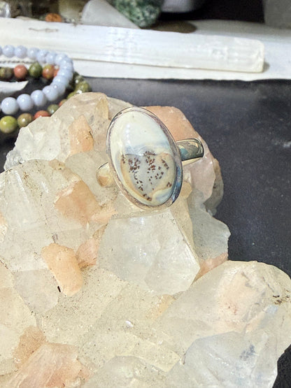 Malinga Jasper Ring — Earth’s Gentle Wisdom, size 9.5 Crystal Wellness