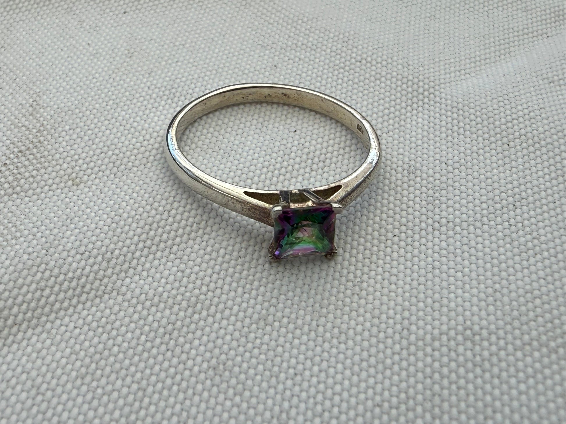 🌈 Mystic Topaz Ring — Transformation & Inner Light, size 7.5 Crystal Wellness