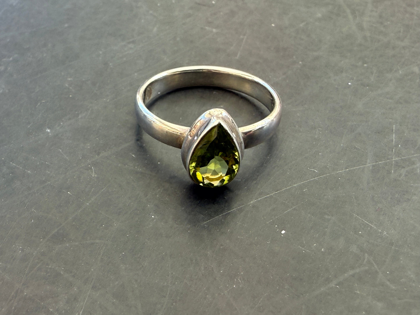 Peridot Ring — The Stone of Renewal & Abundance, size 7 Crystal Wellness