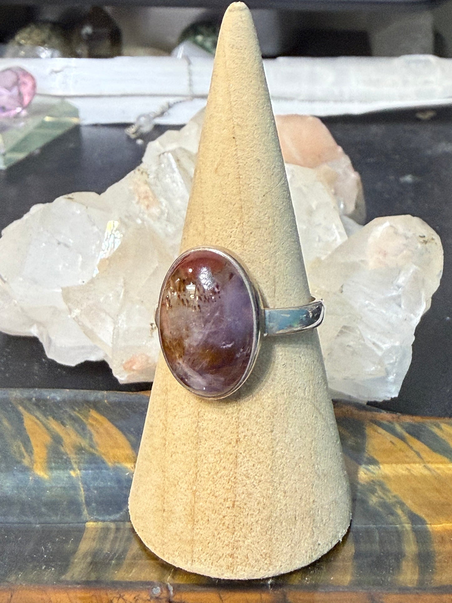 ✨ Super Seven Ring — “The Sevenfold Light”, size 10 Crystal Wellness