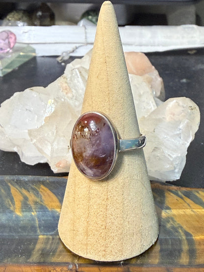 ✨ Super Seven Ring — “The Sevenfold Light”, size 10 Crystal Wellness