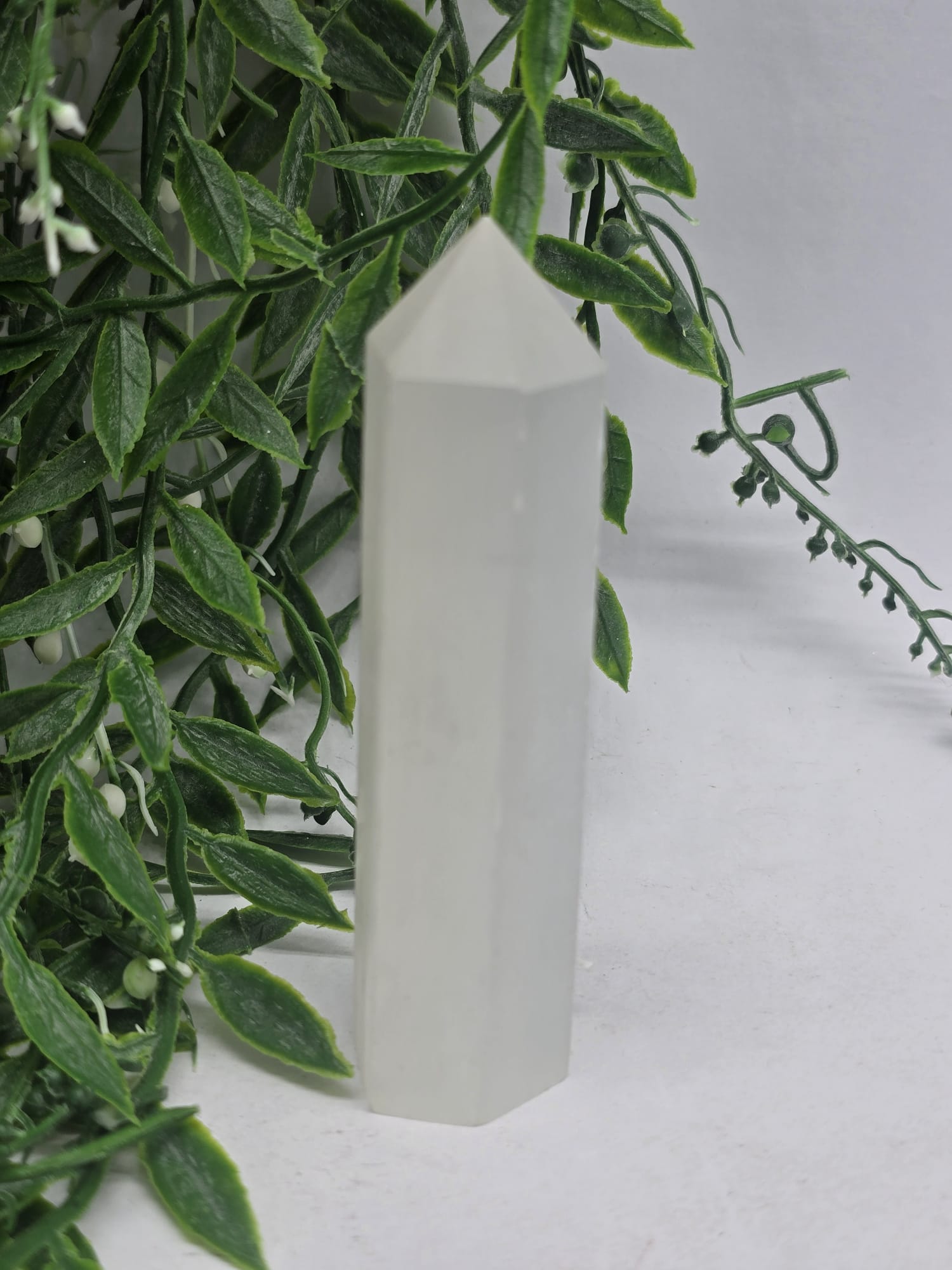 Selenite Point Crystal Wellness