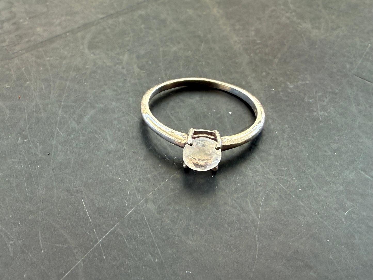 Moonstone Ring — The Stone of Intuition & Divine Feminine Energy, size 7 Crystal Wellness