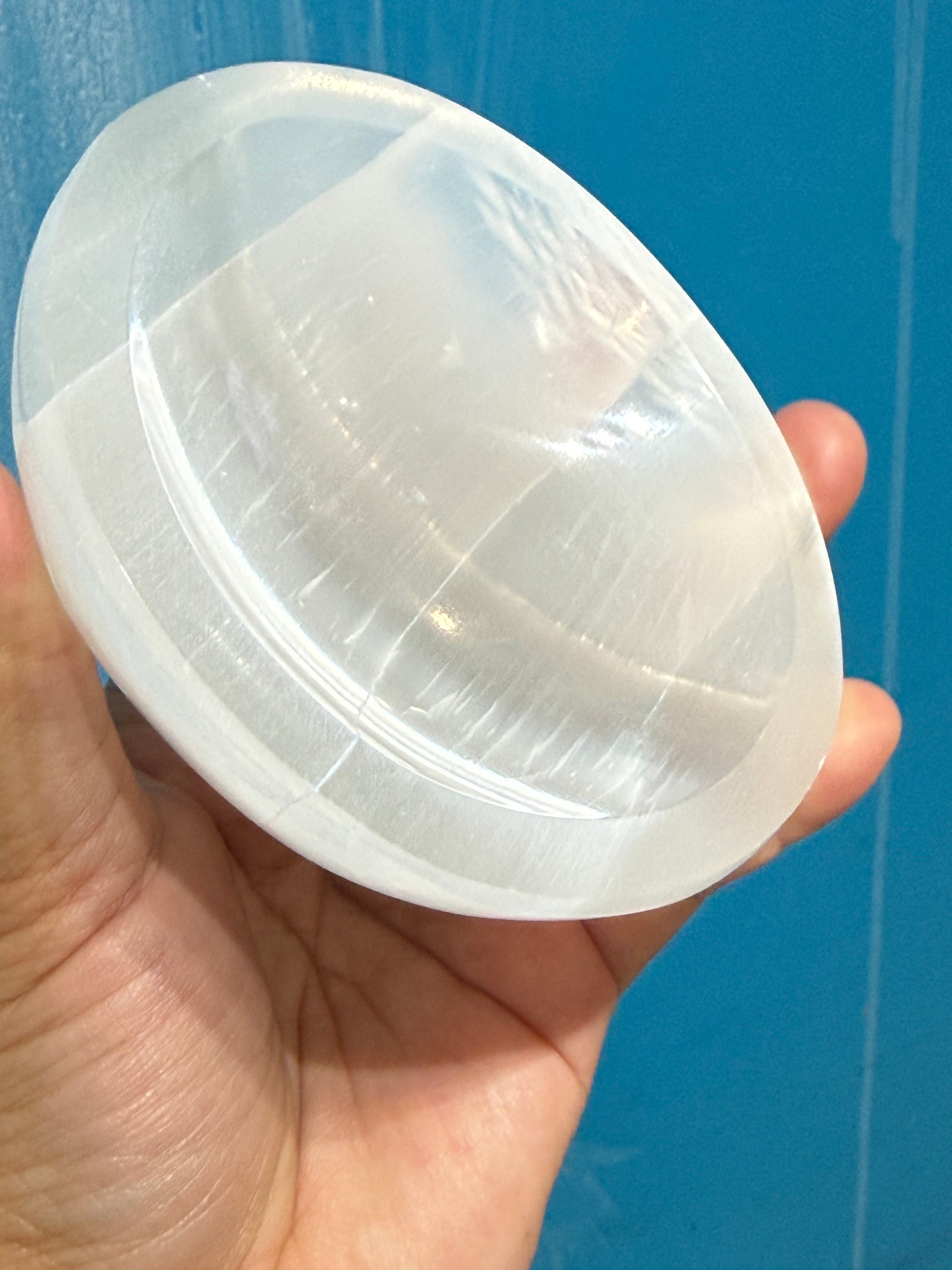 Selenite Bowl 10x3.5cm Crystal Wellness