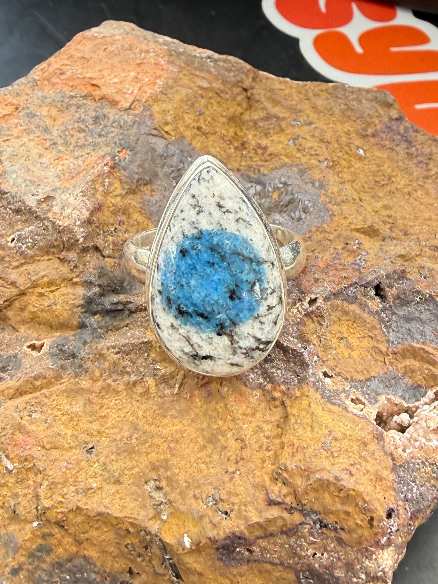 K2 Jasper Ring — Balance Between Earth & Sky, size 8 Crystal Wellness
