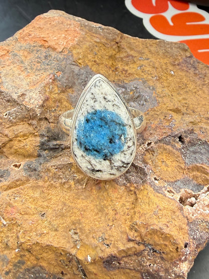K2 Jasper Ring — Balance Between Earth & Sky, size 8 Crystal Wellness