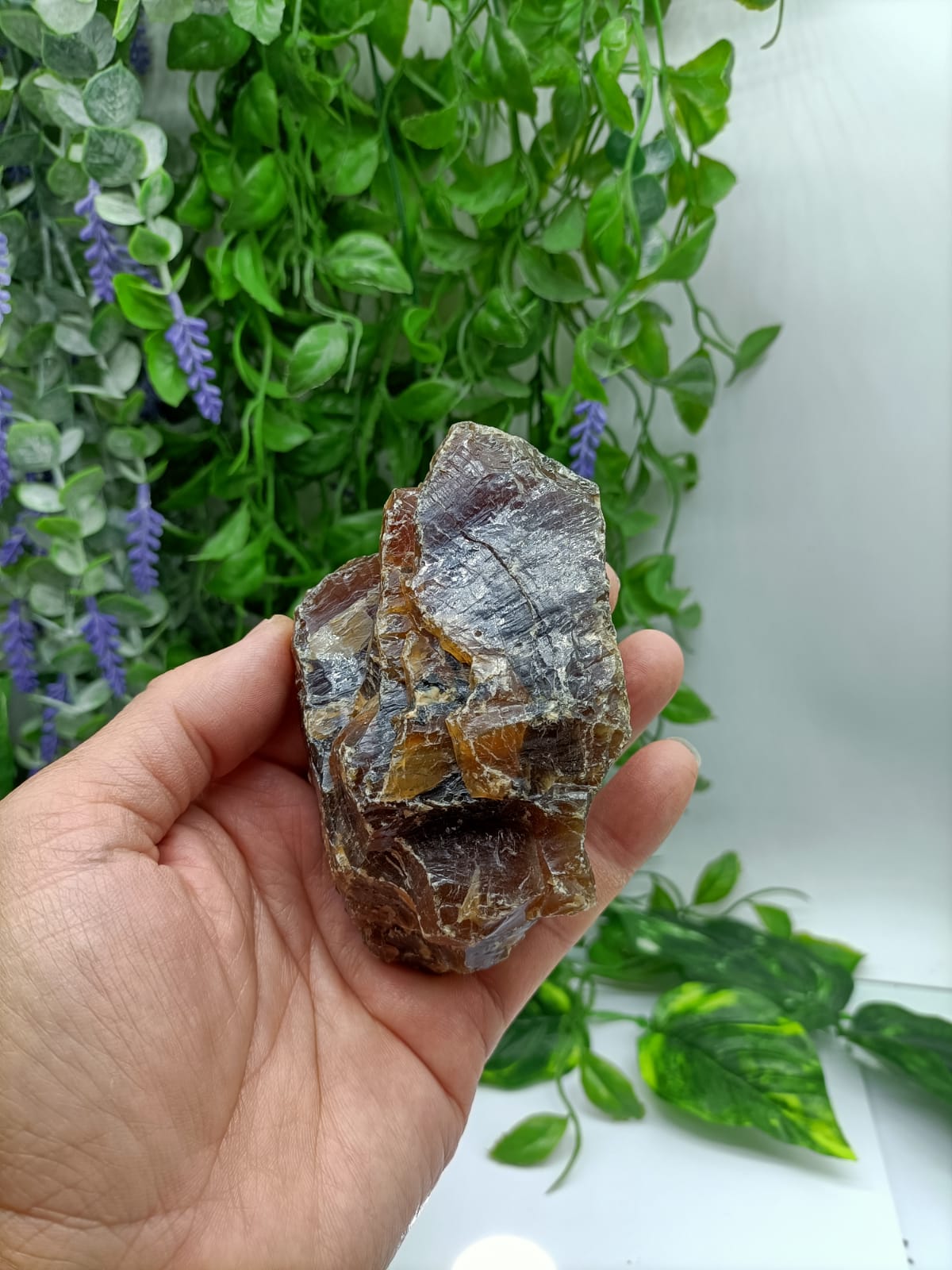 Genuine Sumatra Amber 120g 10x6x5cm Crystal Wellness