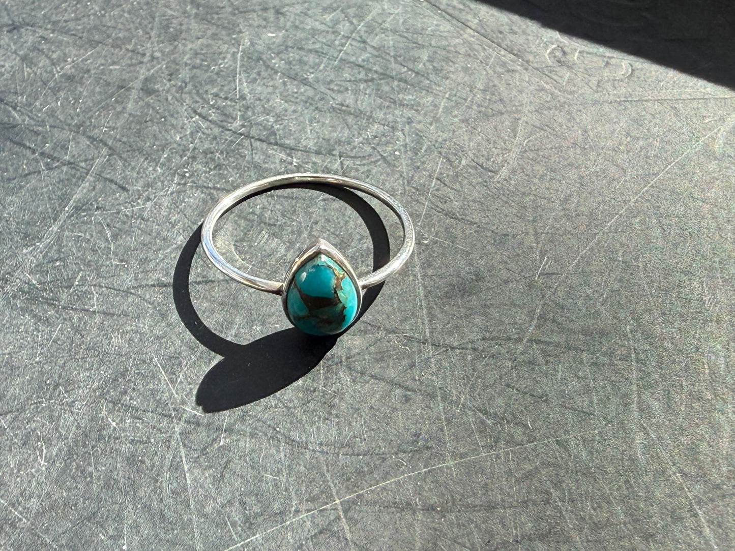 💙 Blue Copper Turquoise Ring — Wisdom, Protection & Inner Peace Crystal Wellness