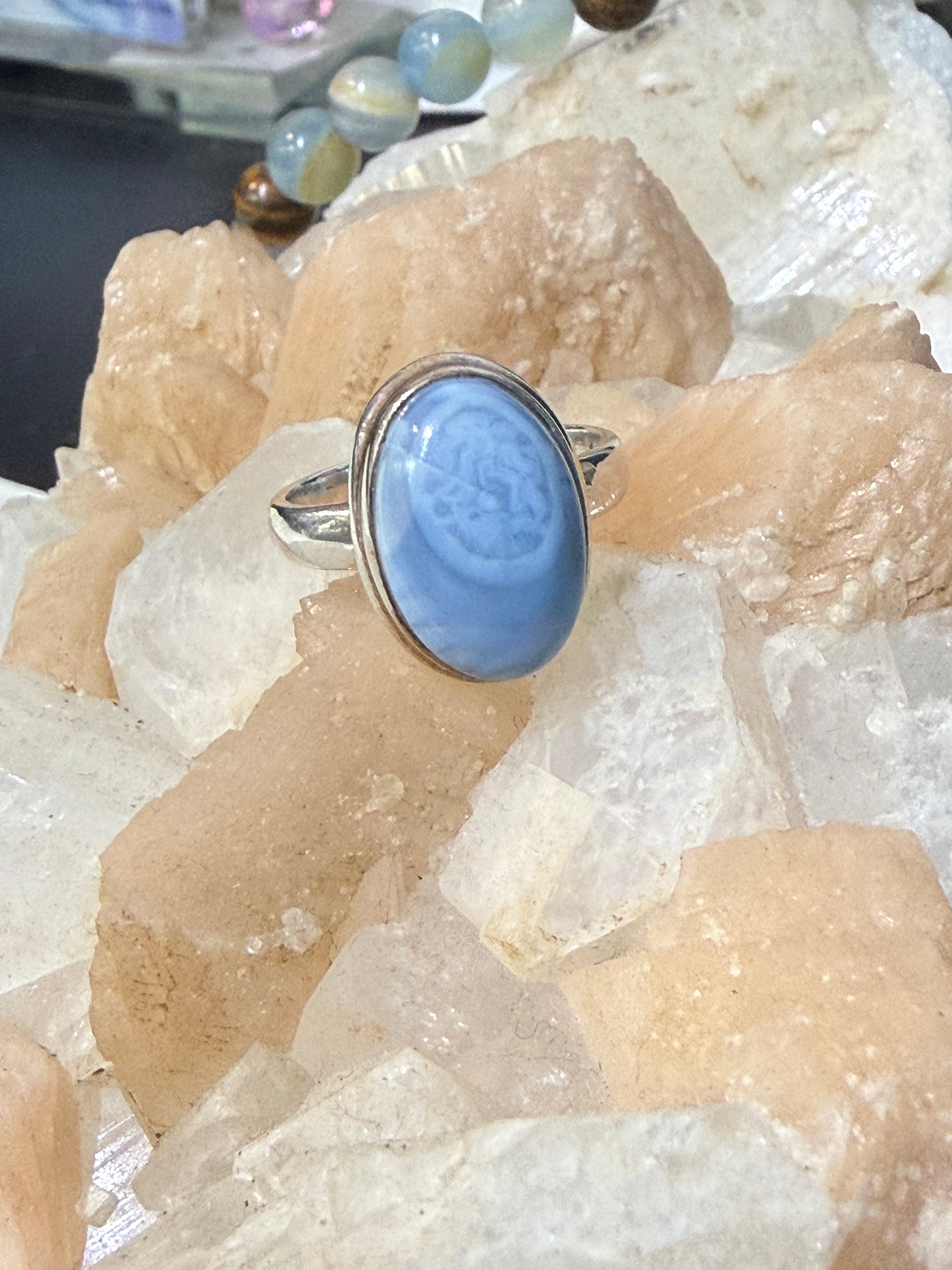 Owyhee Opal Ring, size 8
A stone of earth wisdom, quiet strength, and soulful transformation. Crystal Wellness