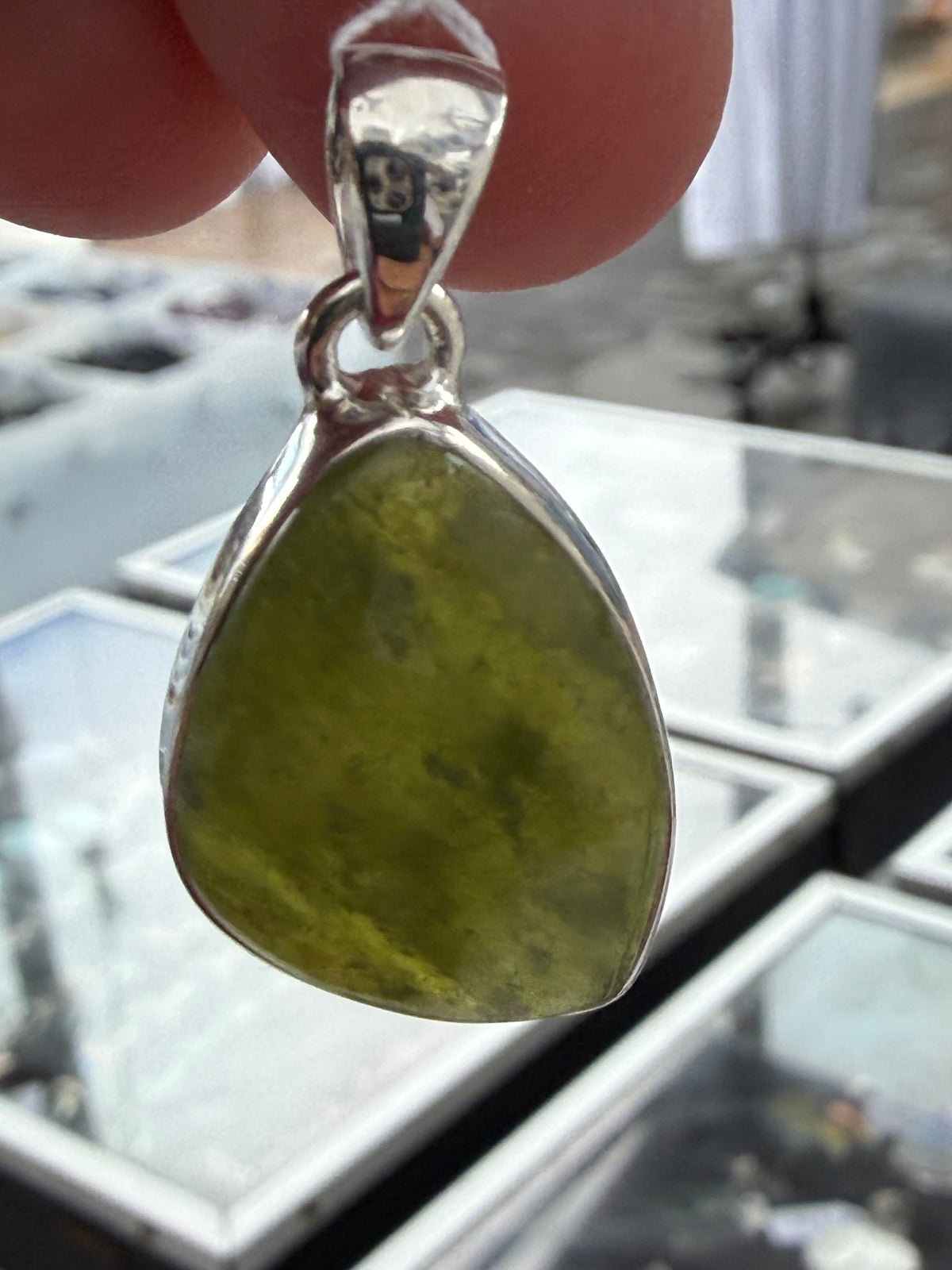 Nephrite Jade Pendant — Stone of Harmony, Protection & Abundance, 20mmx15mm Crystal Wellness