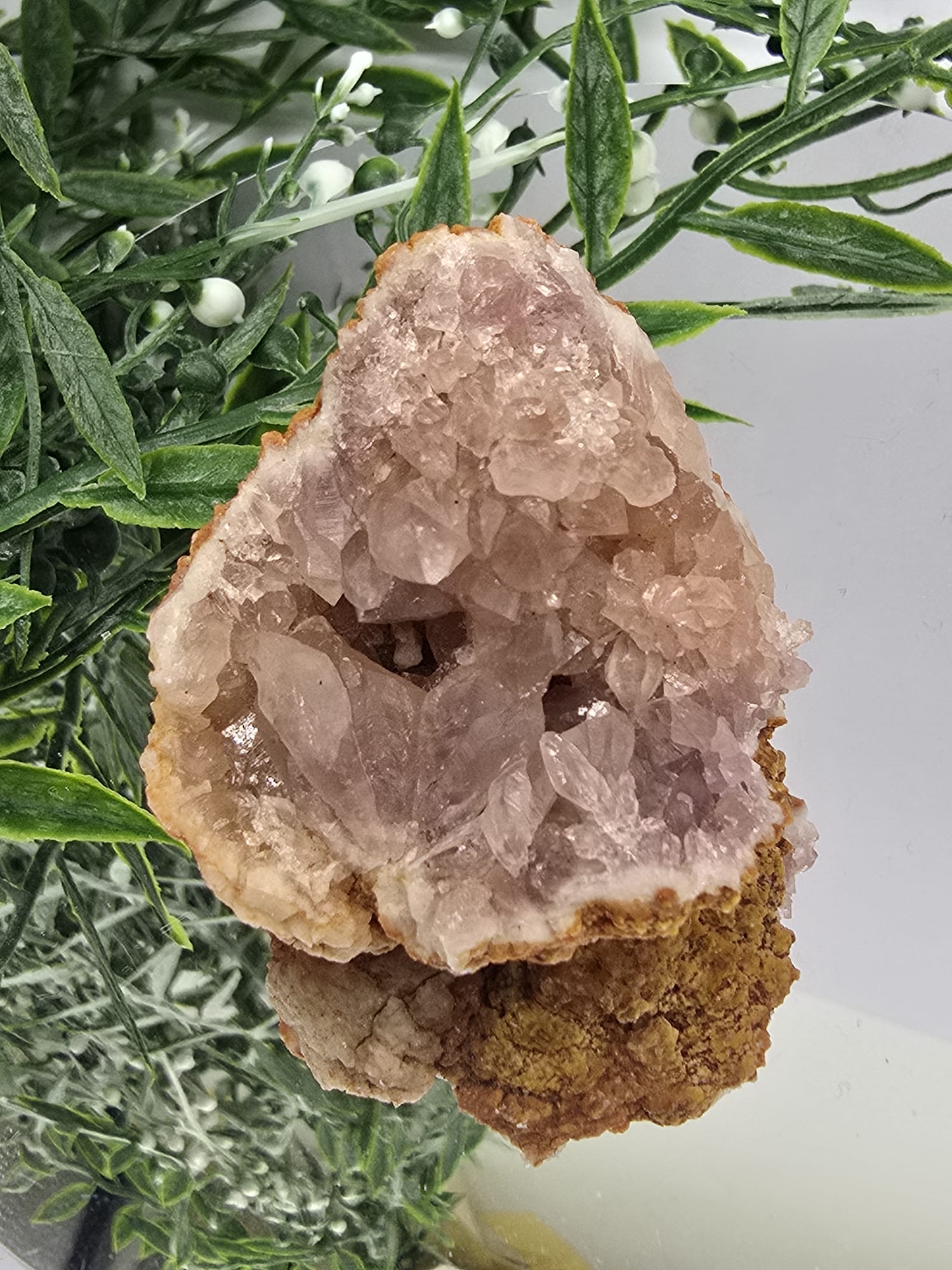Rare Pink Amethyst Geode AAA From Argentina 397g 105mm x 70mm Crystal Wellness
