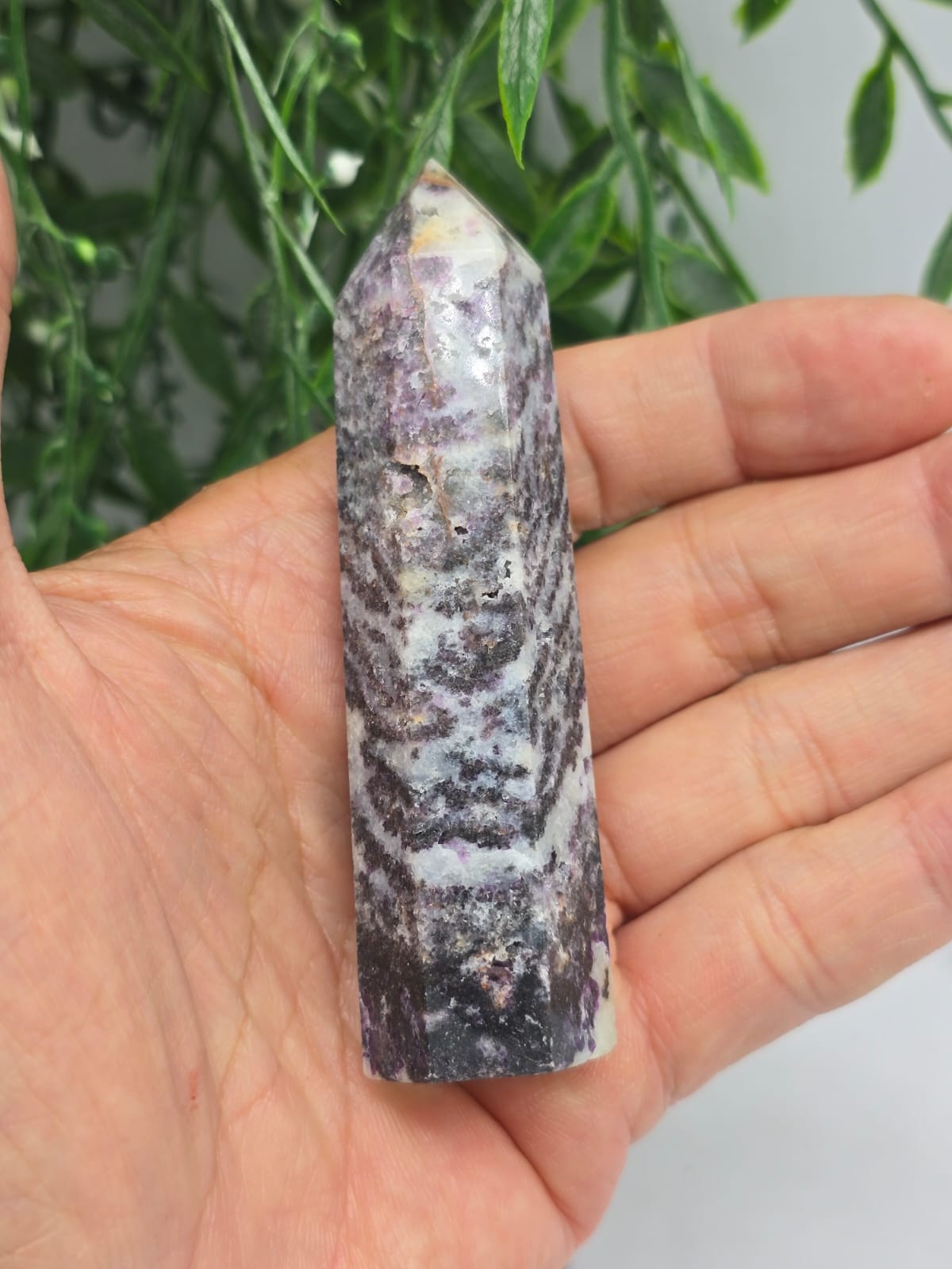 Lepidolite Point Crystal Wellness