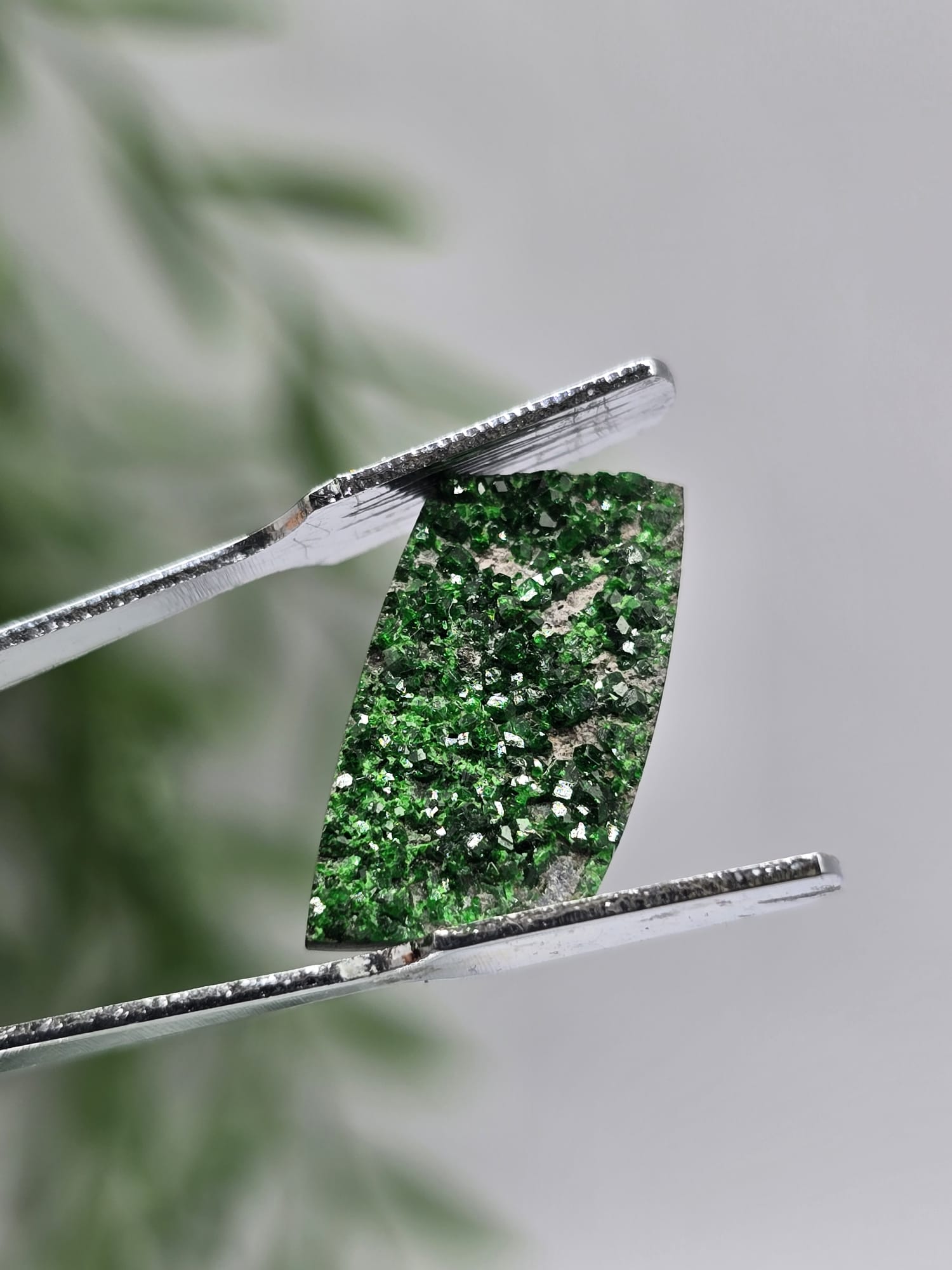 Uvarovite Cabochon AAA Grade (Rare) Crystal Wellness