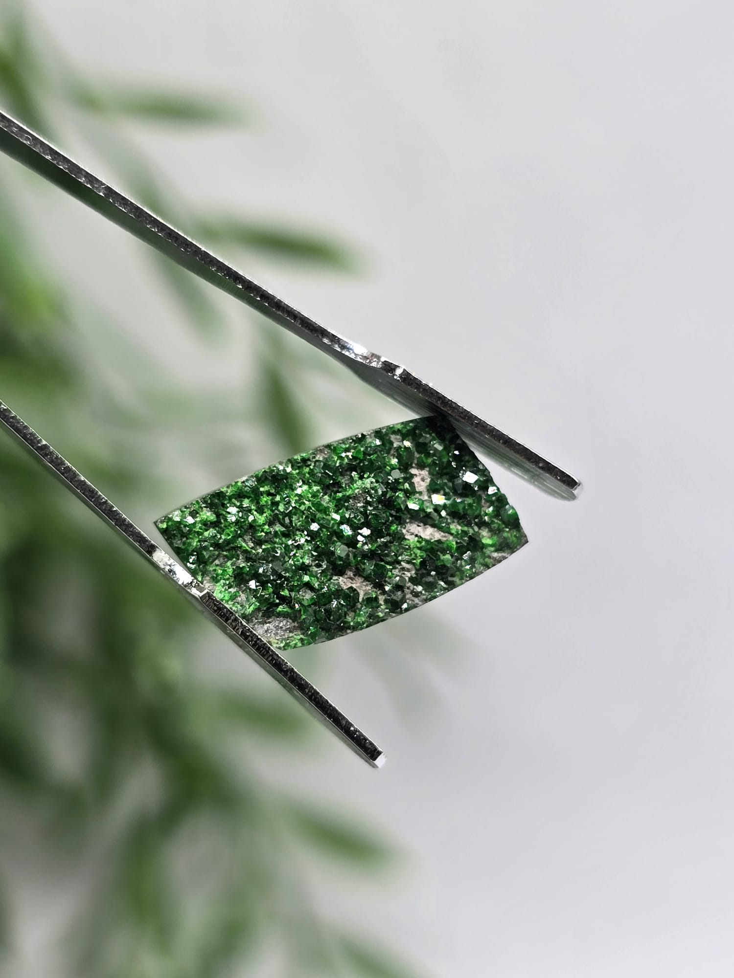 Uvarovite Cabochon AAA Grade (Rare) Crystal Wellness